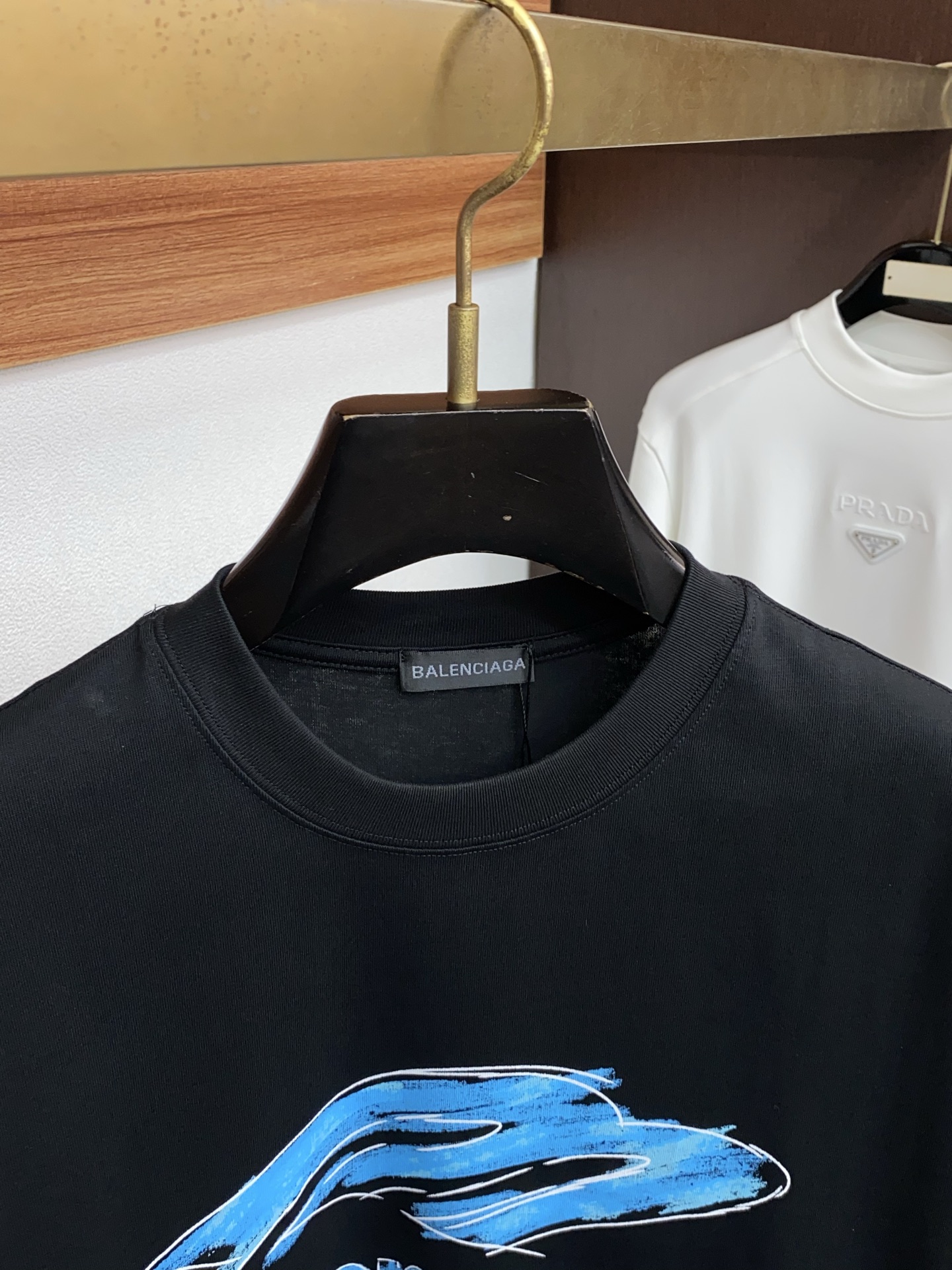 。🩵 巴黎世家 26SS春夏新款 纯棉质圆领短袖 男士基础款纯白专柜短袖T恤衫！贸易公司渠道稀出，同步官