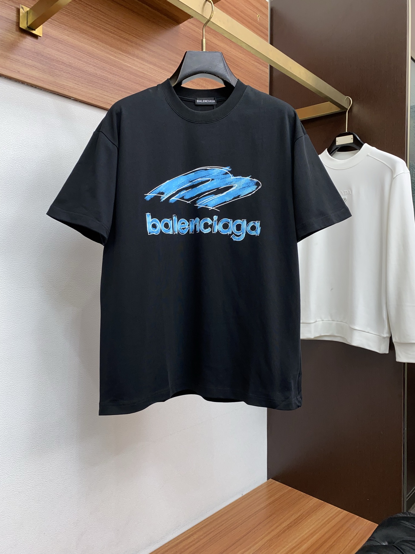 。🩵 巴黎世家 26SS春夏新款 纯棉质圆领短袖 男士基础款纯白专柜短袖T恤衫！贸易公司渠道稀出，同步官