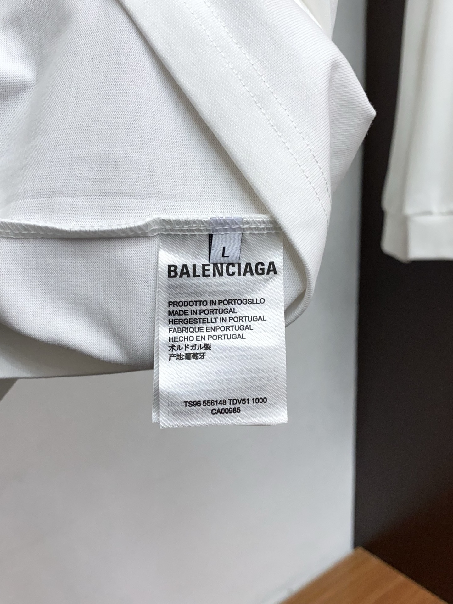 。🩵巴黎世家 26SS春夏新款 纯棉质圆领短袖 男士基础款纯白专柜短袖T恤衫！贸易公司渠道稀出，同步官网