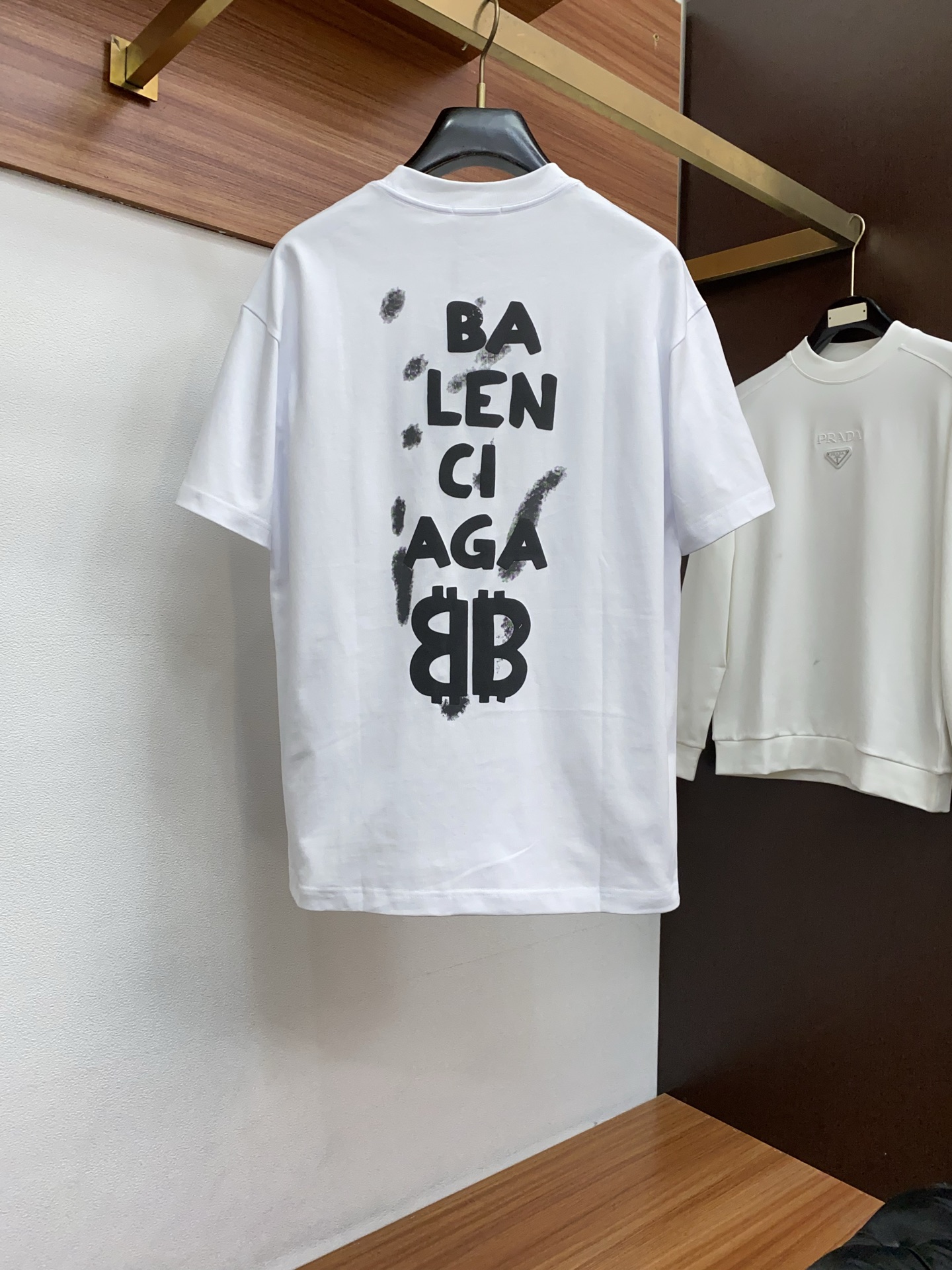 。🩵 巴黎世家 26SS春夏新款 纯棉质圆领短袖 男士基础款纯白专柜短袖T恤衫！贸易公司渠道稀出，同步官