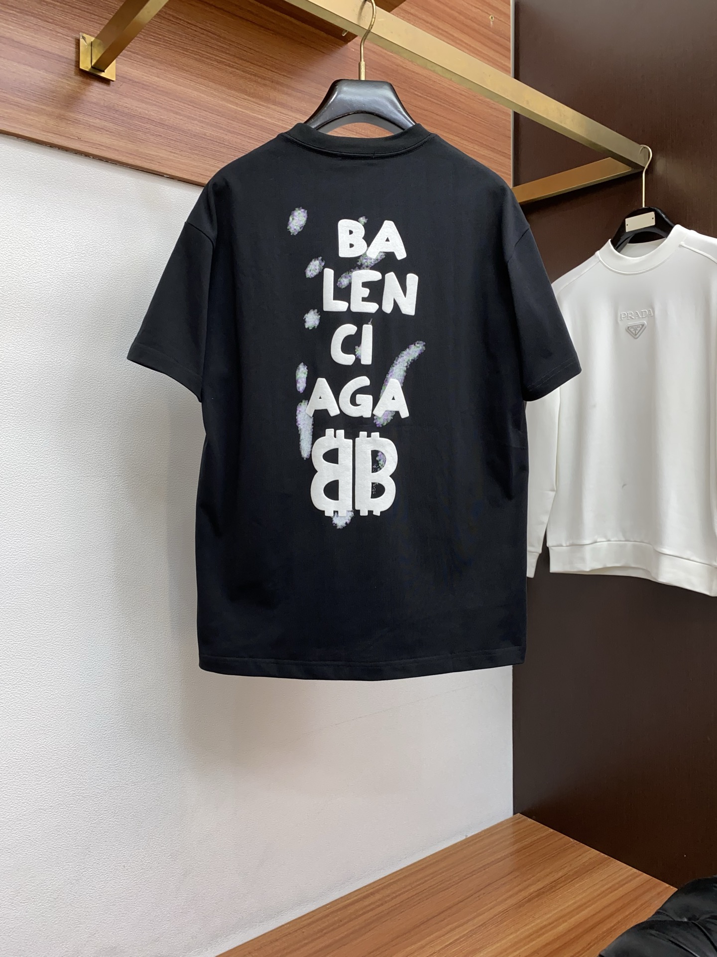 。🩵 巴黎世家 26SS春夏新款 纯棉质圆领短袖 男士基础款纯白专柜短袖T恤衫！贸易公司渠道稀出，同步官