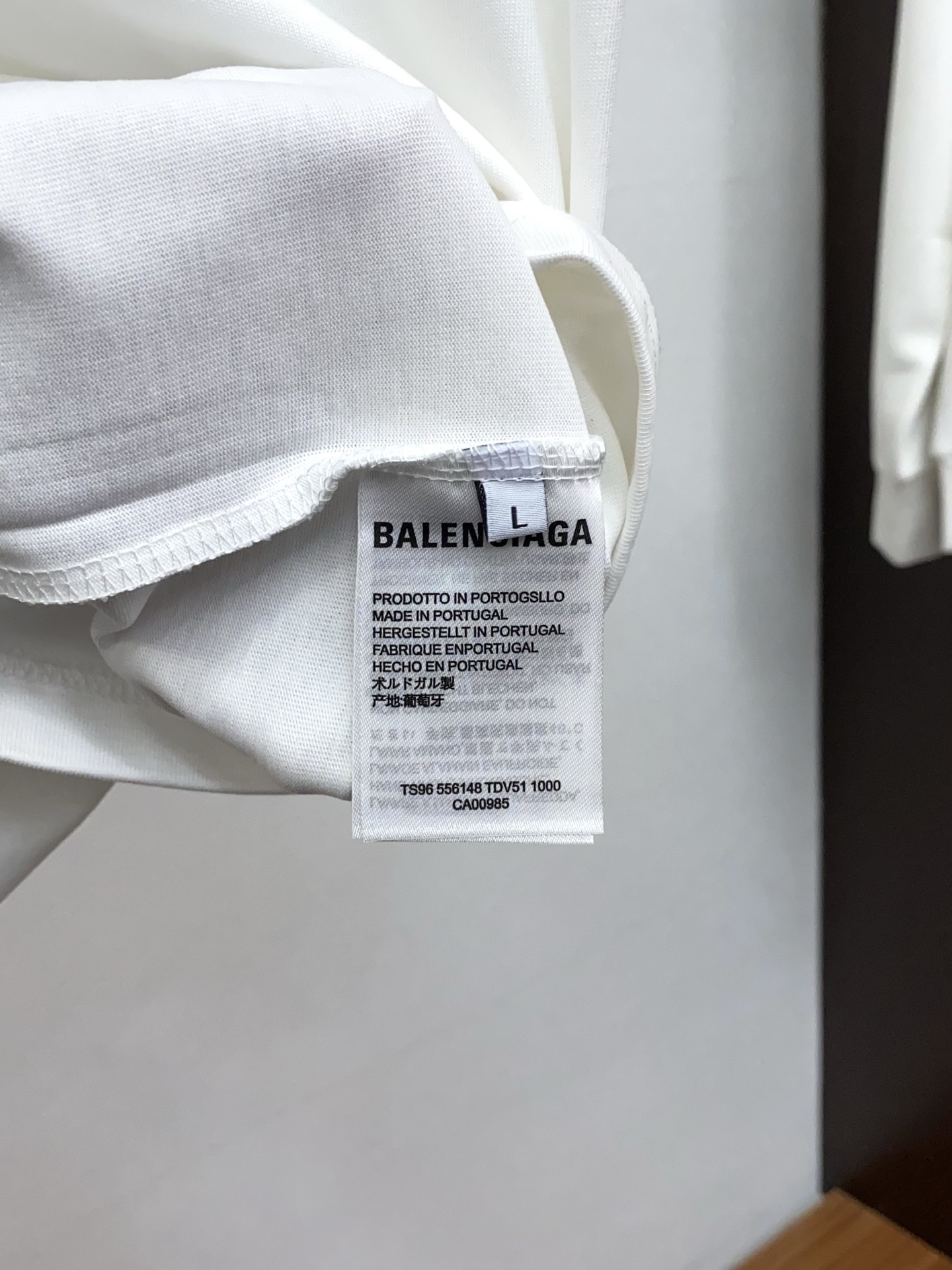 。🩵 巴黎世家 26SS春夏新款 纯棉质圆领短袖 男士基础款纯白专柜短袖T恤衫！贸易公司渠道稀出，同步官