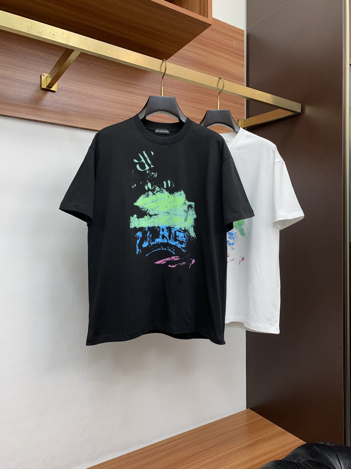 。🩵 巴黎世家 26SS春夏新款 纯棉质圆领短袖 男士基础款纯白专柜短袖T恤衫！贸易公司渠道稀出，同步官