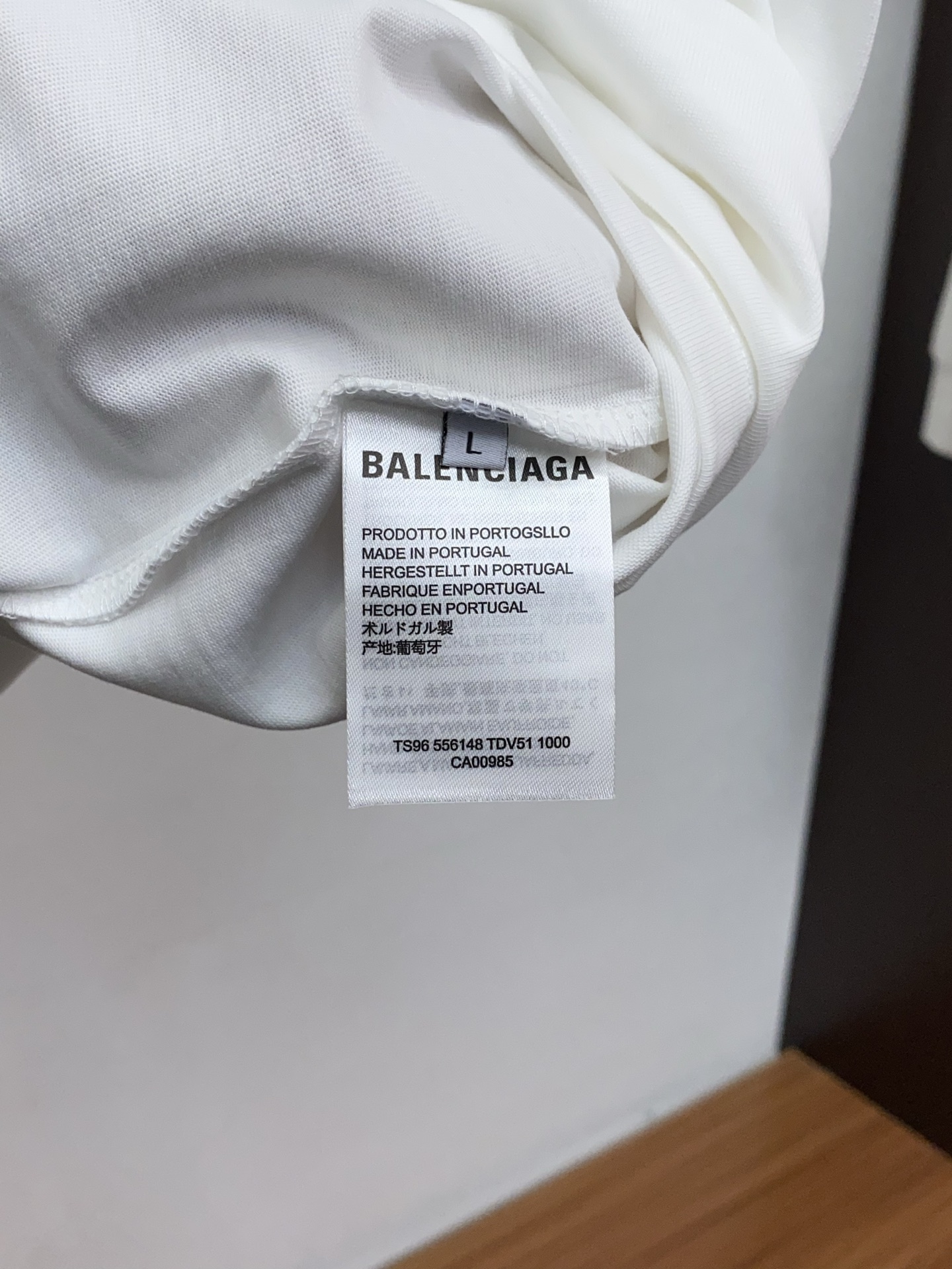 。🩵巴黎世家 26SS春夏新款 纯棉质圆领短袖 男士基础款纯白专柜短袖T恤衫！贸易公司渠道稀出，同步官网