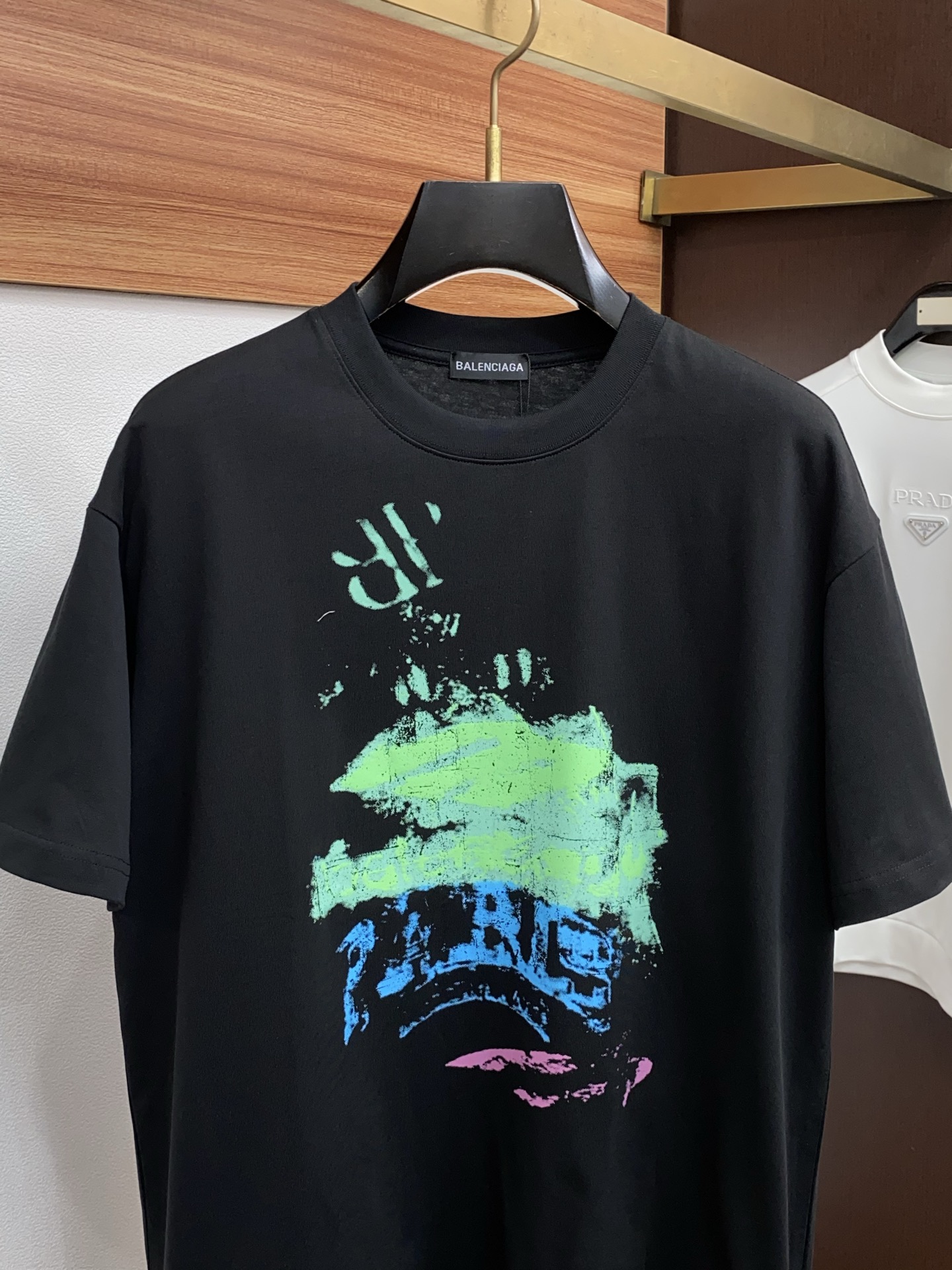 。🩵 巴黎世家 26SS春夏新款 纯棉质圆领短袖 男士基础款纯白专柜短袖T恤衫！贸易公司渠道稀出，同步官