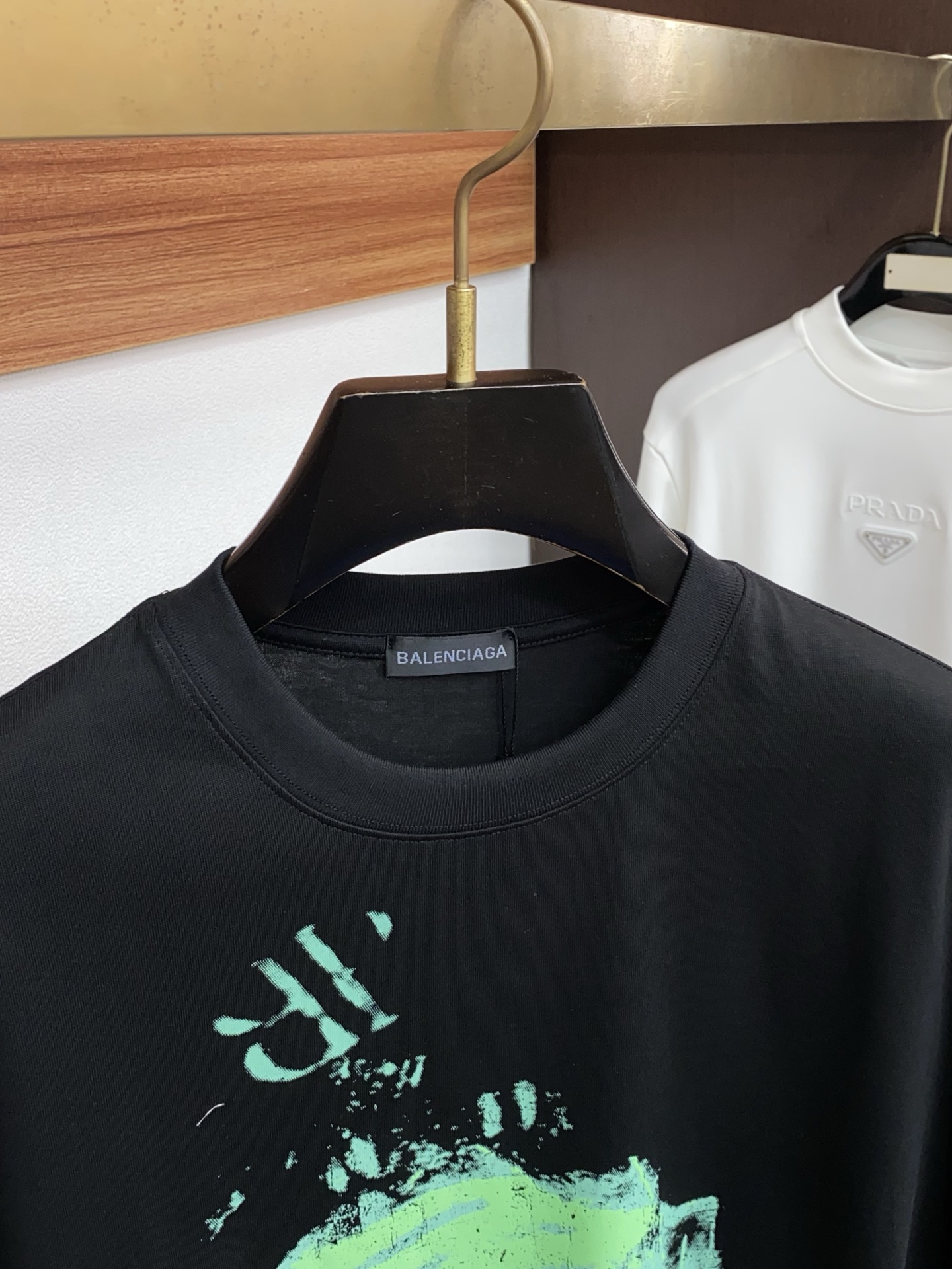 。🩵 巴黎世家 26SS春夏新款 纯棉质圆领短袖 男士基础款纯白专柜短袖T恤衫！贸易公司渠道稀出，同步官