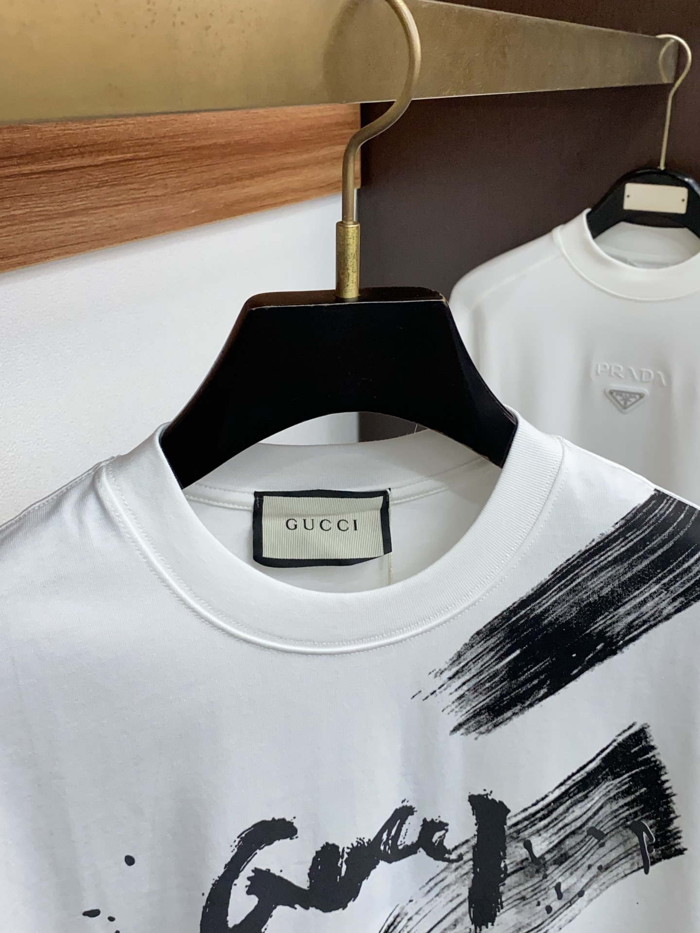 。🩵古奇 26SS春夏新款 纯棉质圆领短袖 男士基础款纯白专柜短袖T恤衫！贸易公司渠道稀出，同步官网发售