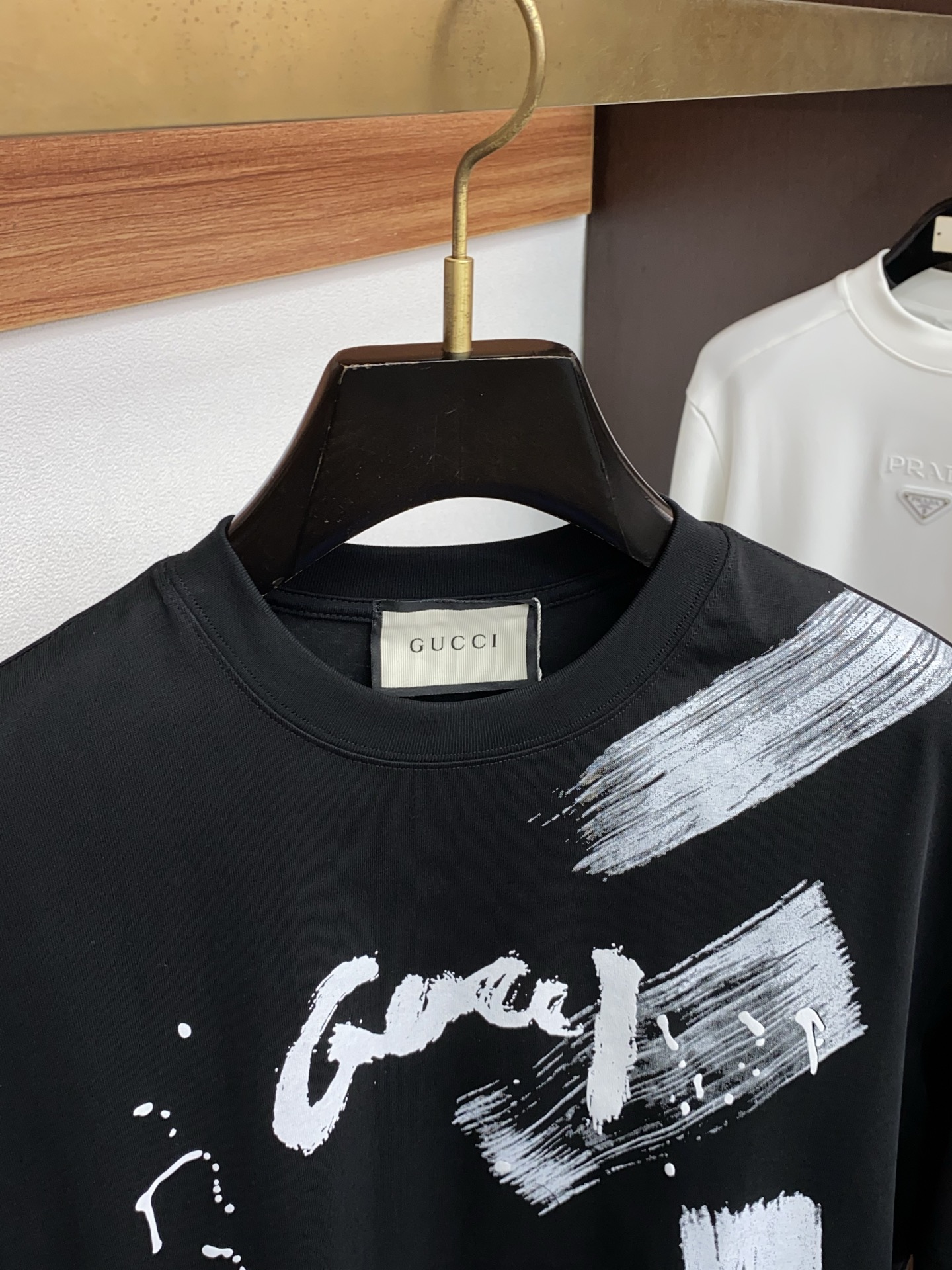 。🩵 古奇 26SS春夏新款 纯棉质圆领短袖 男士基础款纯白专柜短袖T恤衫！贸易公司渠道稀出，同步官网发