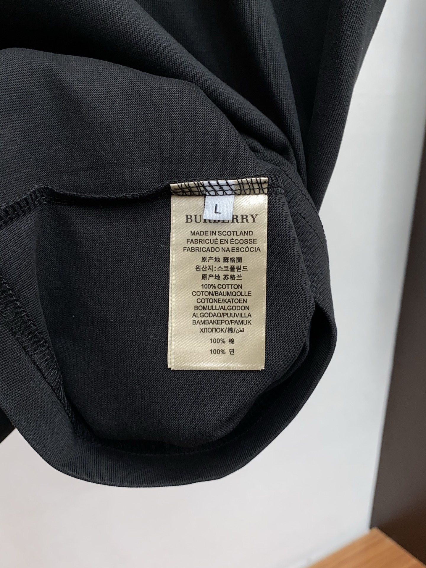 。🩵 巴宝莉 26SS春夏新款 纯棉质圆领短袖 男士基础款纯白专柜短袖T恤衫！贸易公司渠道稀出，同步官网