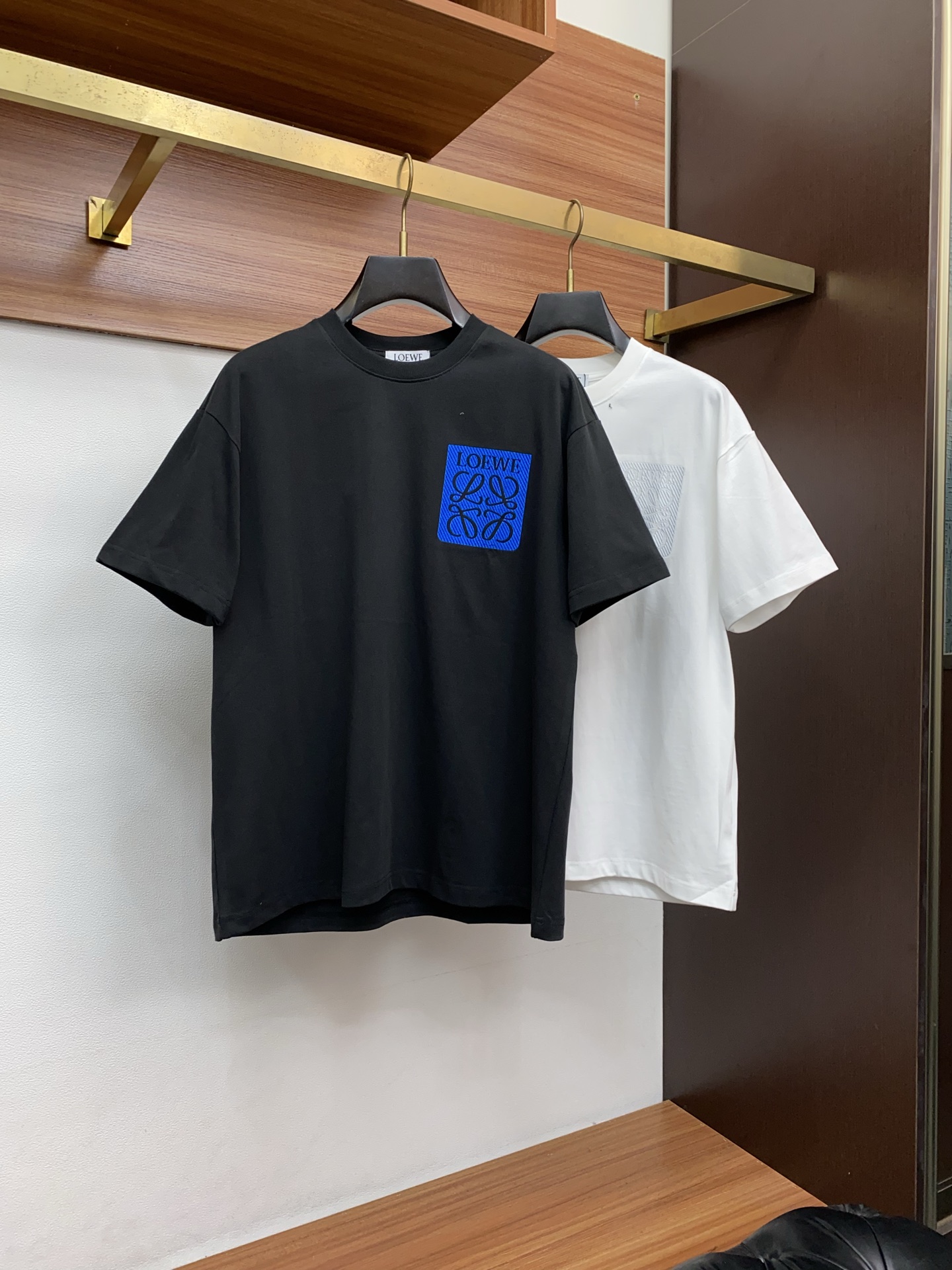 罗意威 26SS春夏新款 纯棉质圆领短袖 男士基础款纯白专柜短袖T恤衫！贸易公司渠道稀出，同步官网发售！