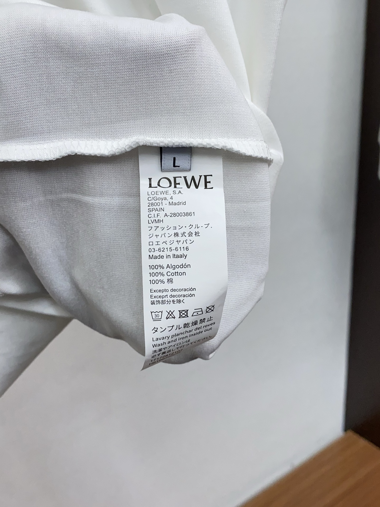 罗意威 26SS春夏新款 纯棉质圆领短袖 男士基础款纯白专柜短袖T恤衫！贸易公司渠道稀出，同步官网发售！