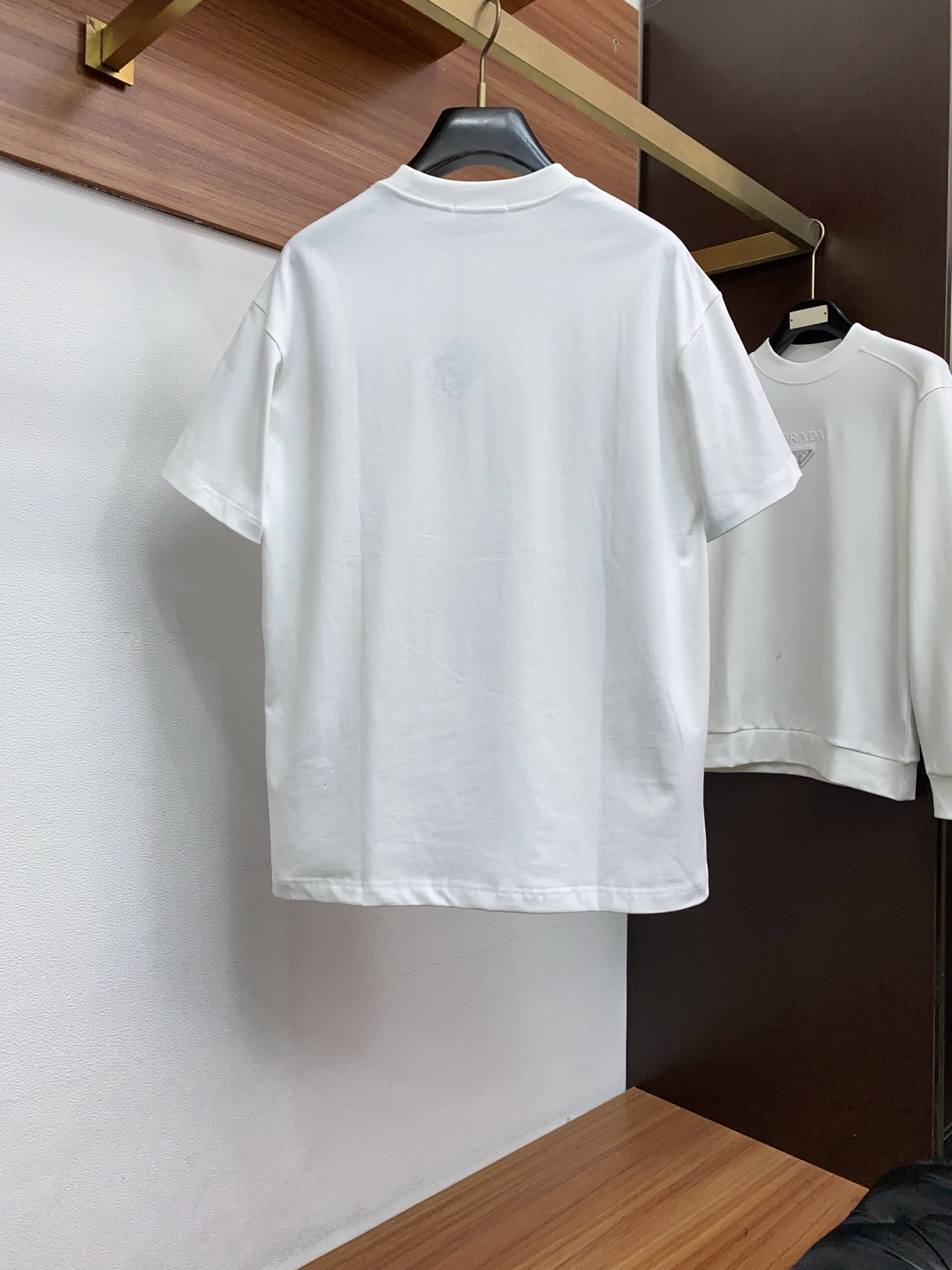 罗意威 26SS春夏新款 纯棉质圆领短袖 男士基础款纯白专柜短袖T恤衫！贸易公司渠道稀出，同步官网发售！