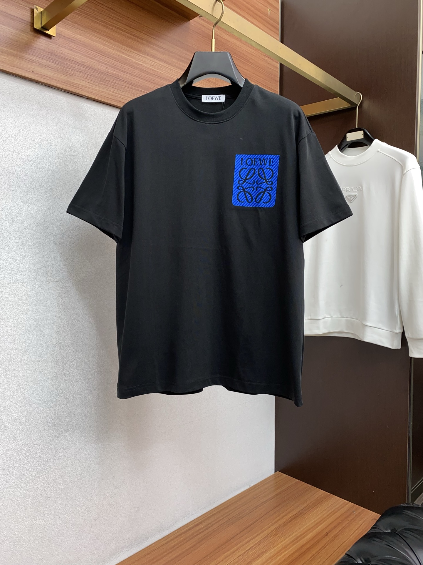 罗意威 26SS春夏新款 纯棉质圆领短袖 男士基础款纯白专柜短袖T恤衫！贸易公司渠道稀出，同步官网发售！