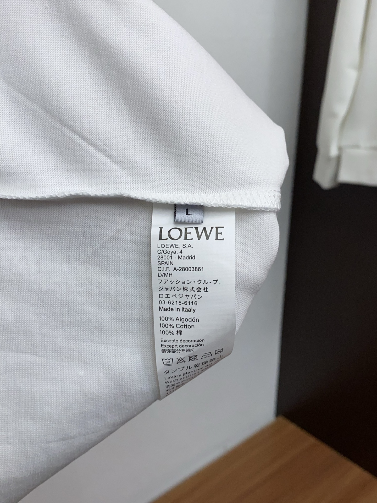 。🩵 罗意威 26SS春夏新款 纯棉质圆领短袖 男士基础款纯白专柜短袖T恤衫！贸易公司渠道稀出，同步官网