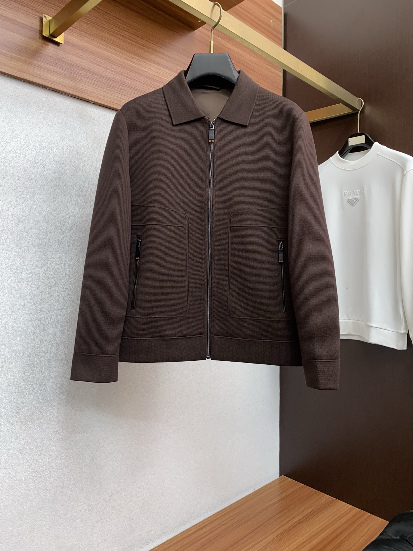 杰尼亚 高端推荐牛货 2025秋冬款商务翻领男士夹克外套 贵族血统 蓬松感十足 御寒神器 高端顶尖一线成