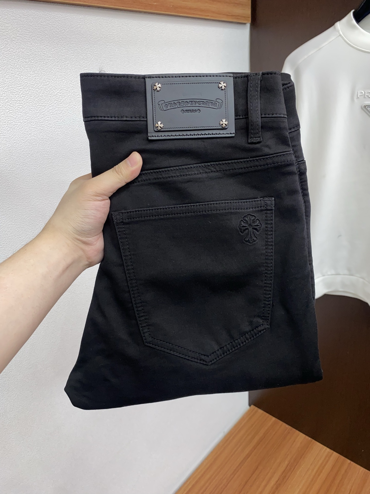 克罗心 高端定制、2026早春最新款牛仔裤 柜台同步发售 原版定制复刻 客供五金辅料 原单品质 进口牛仔