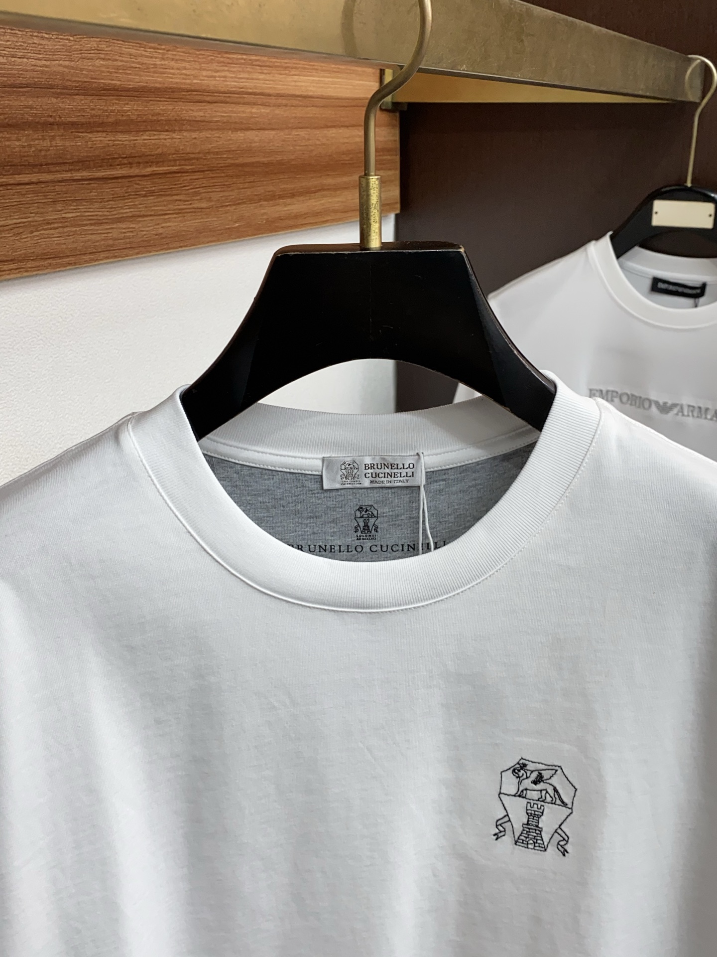 BC 26SS春夏新款 纯棉质圆领短袖 男士基础款纯白专柜短袖T恤衫！贸易公司渠道稀出，同步官网发售！基