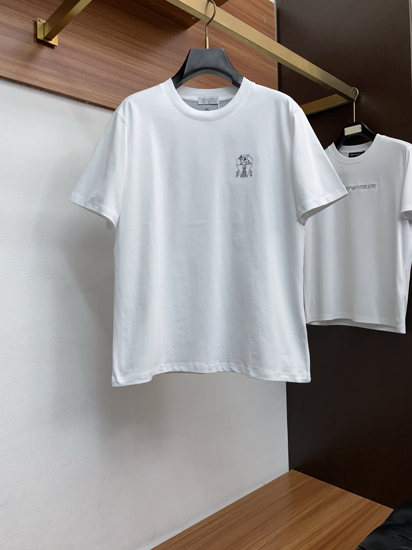 BC 26SS春夏新款 纯棉质圆领短袖 男士基础款纯白专柜短袖T恤衫！贸易公司渠道稀出，同步官网发售！基