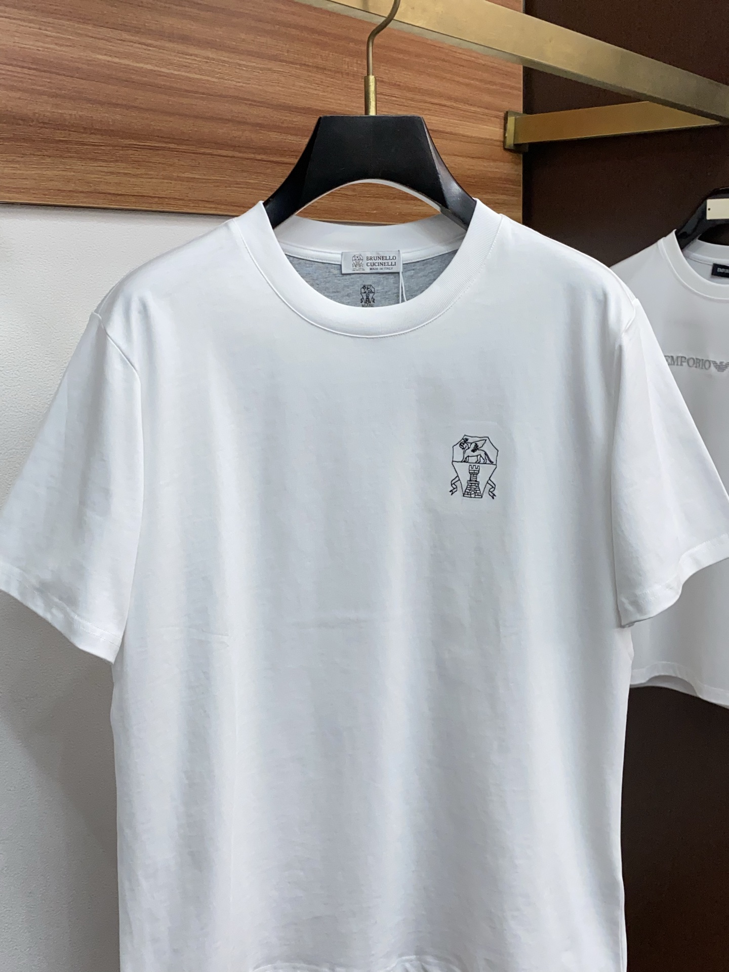 BC 26SS春夏新款 纯棉质圆领短袖 男士基础款纯白专柜短袖T恤衫！贸易公司渠道稀出，同步官网发售！基