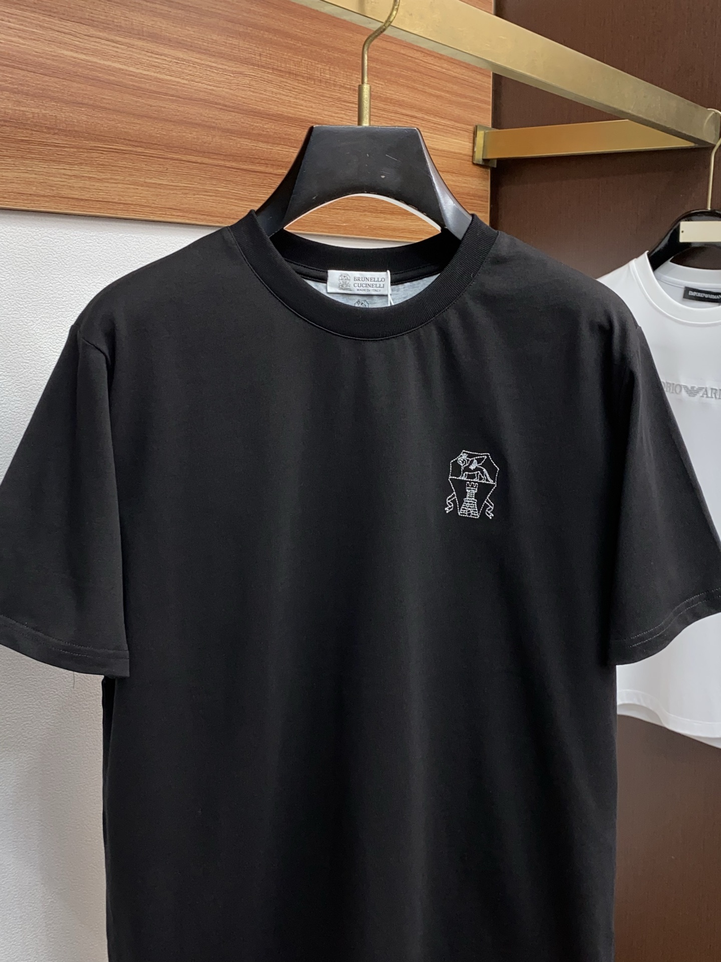 BC 26SS春夏新款 纯棉质圆领短袖 男士基础款纯白专柜短袖T恤衫！贸易公司渠道稀出，同步官网发售！基