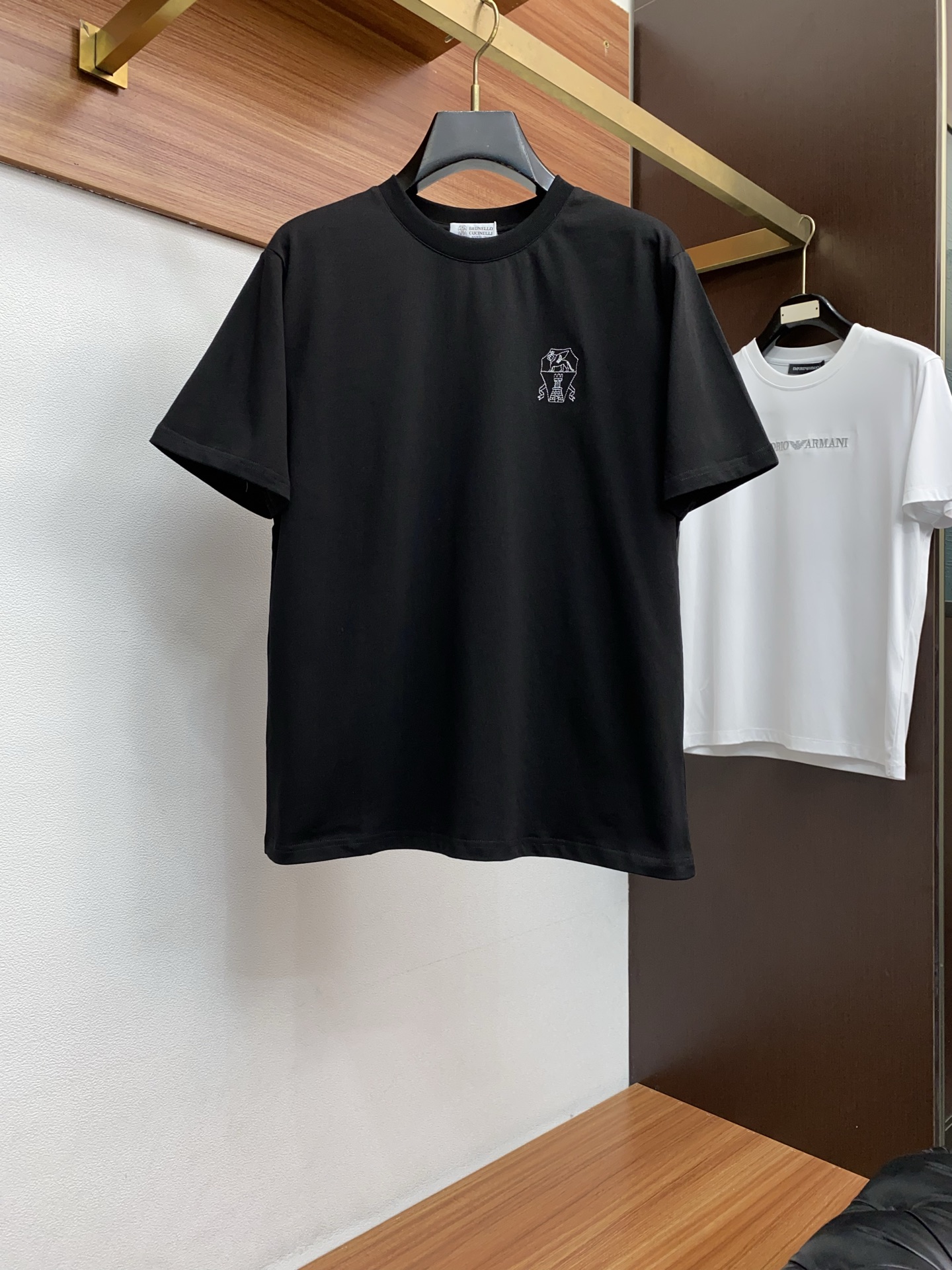 BC 26SS春夏新款 纯棉质圆领短袖 男士基础款纯白专柜短袖T恤衫！贸易公司渠道稀出，同步官网发售！基