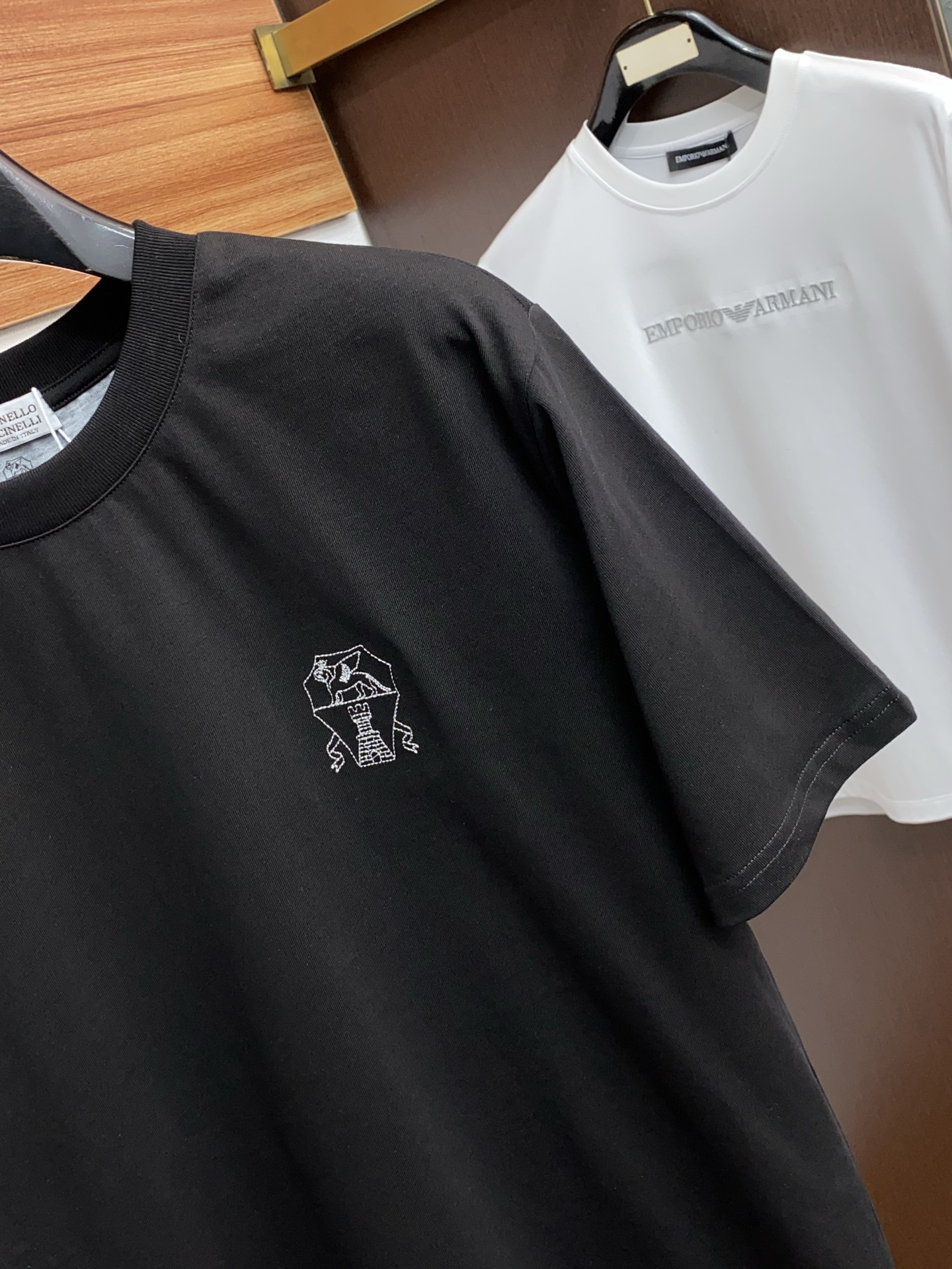 BC 26SS春夏新款 纯棉质圆领短袖 男士基础款纯白专柜短袖T恤衫！贸易公司渠道稀出，同步官网发售！基