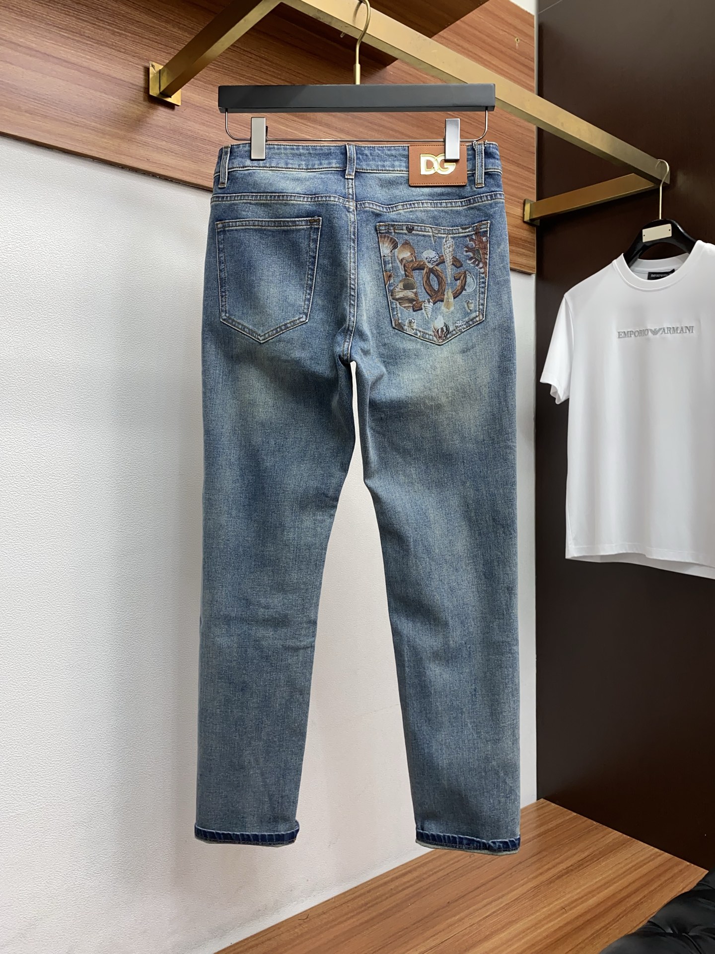 DG 高端定制、2026早春最新款牛仔裤 柜台同步发售 原版定制复刻 客供五金辅料 原单品质 进口牛仔面