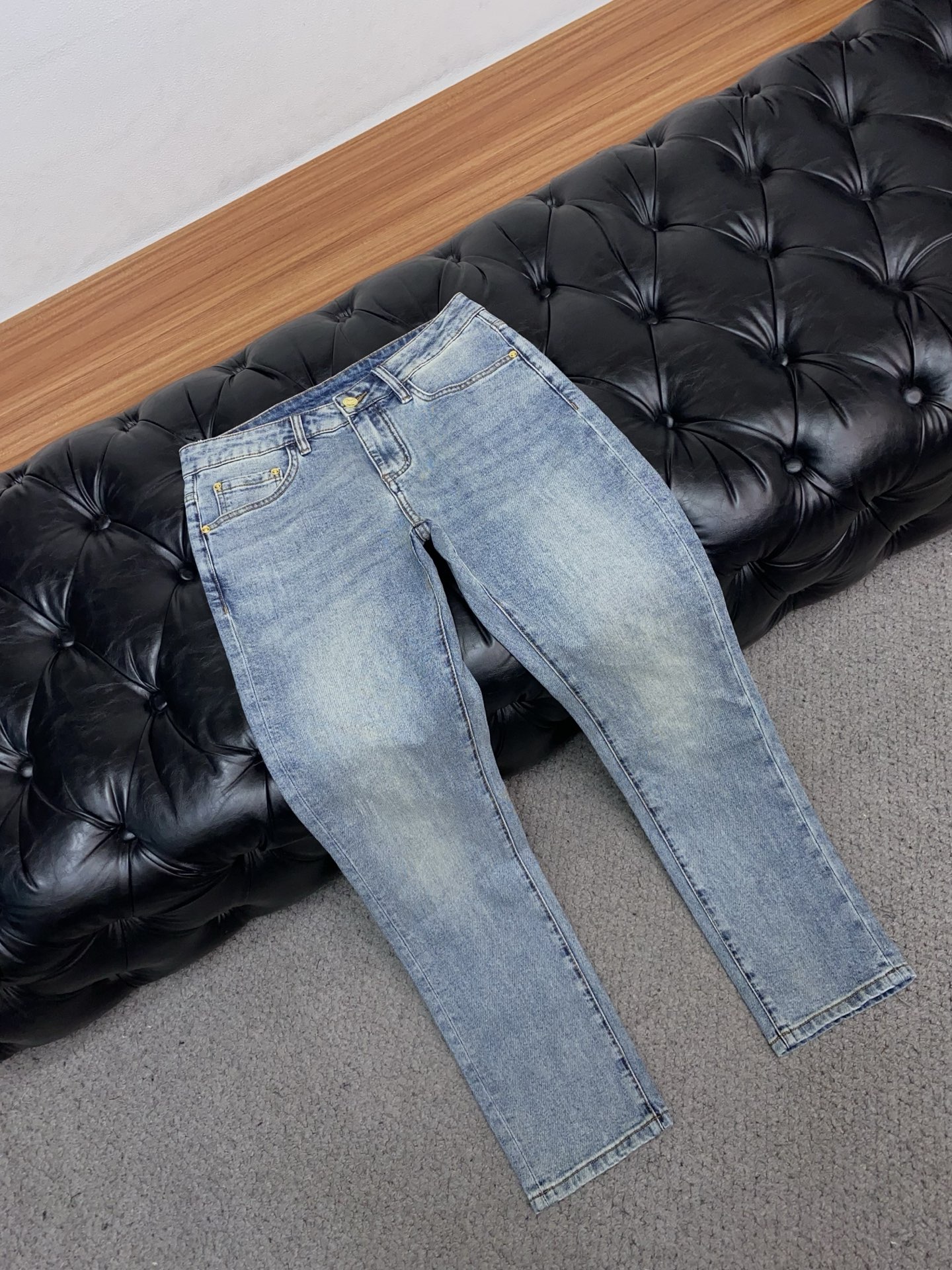 펜디 하드웨어 커스텀 데님 청바지 상세 이미지 6