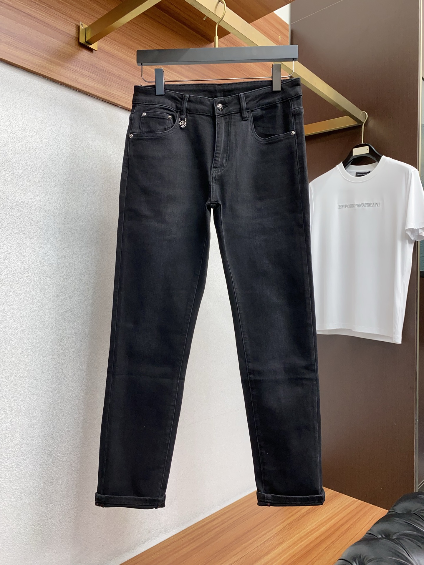 🌾 克罗心 高端定制、2026早春最新款牛仔裤 柜台同步发售 原版定制复刻 客供五金辅料 原单品质 进口