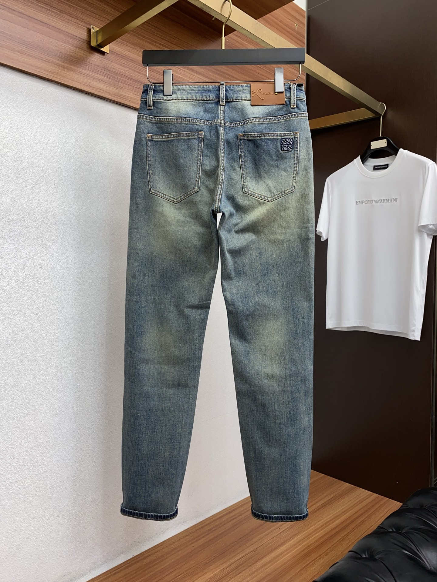 罗意威 高端定制、2026早春最新款牛仔裤 柜台同步发售 原版定制复刻 客供五金辅料 原单品质 进口牛仔