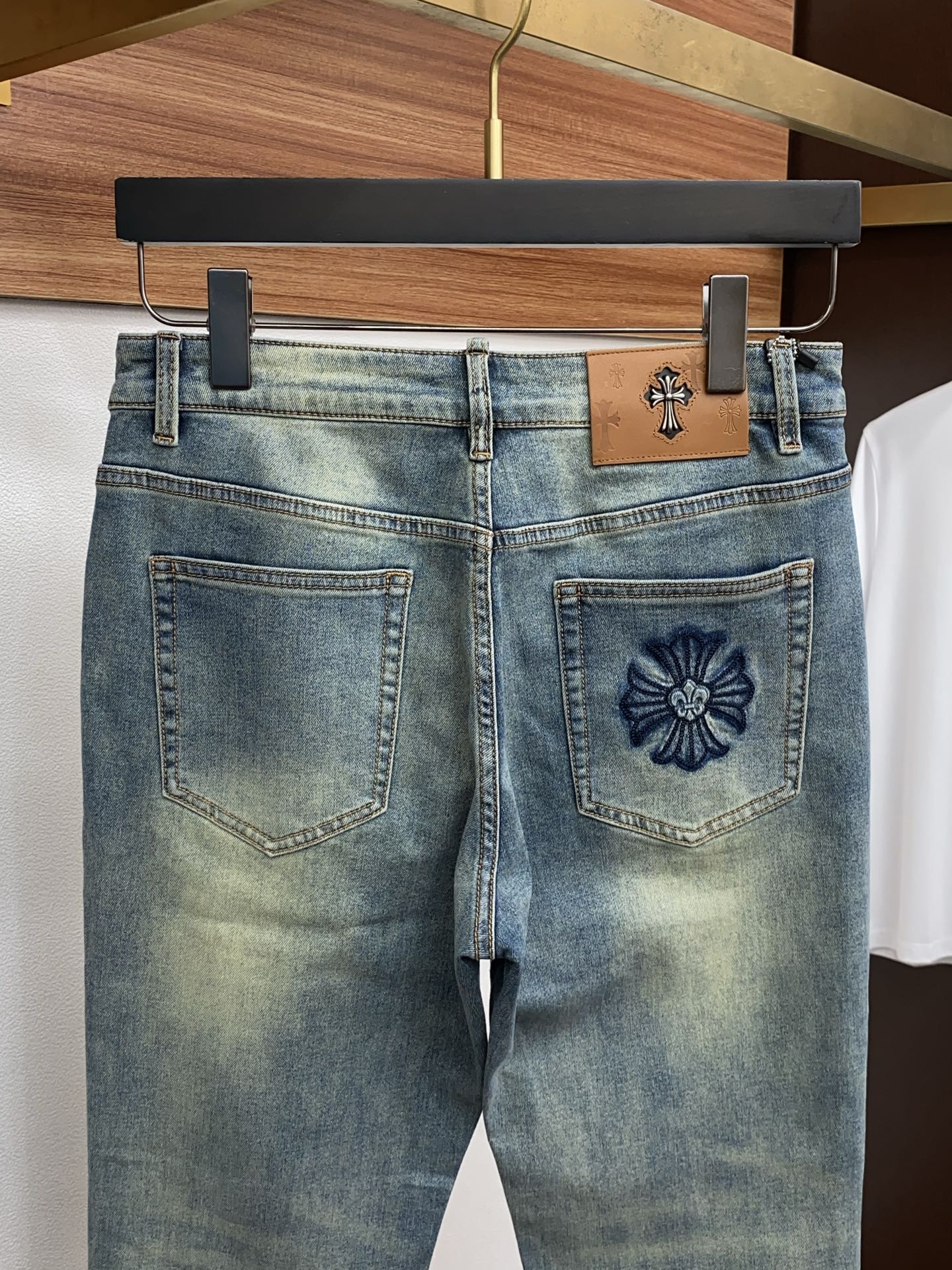 克罗心 高端定制、2026早春最新款牛仔裤 柜台同步发售 原版定制复刻 客供五金辅料 原单品质 进口牛仔