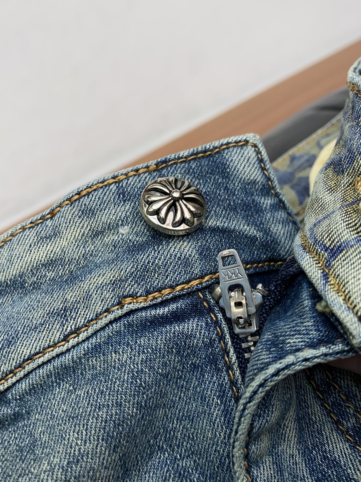 克罗心 高端定制、2026早春最新款牛仔裤 柜台同步发售 原版定制复刻 客供五金辅料 原单品质 进口牛仔