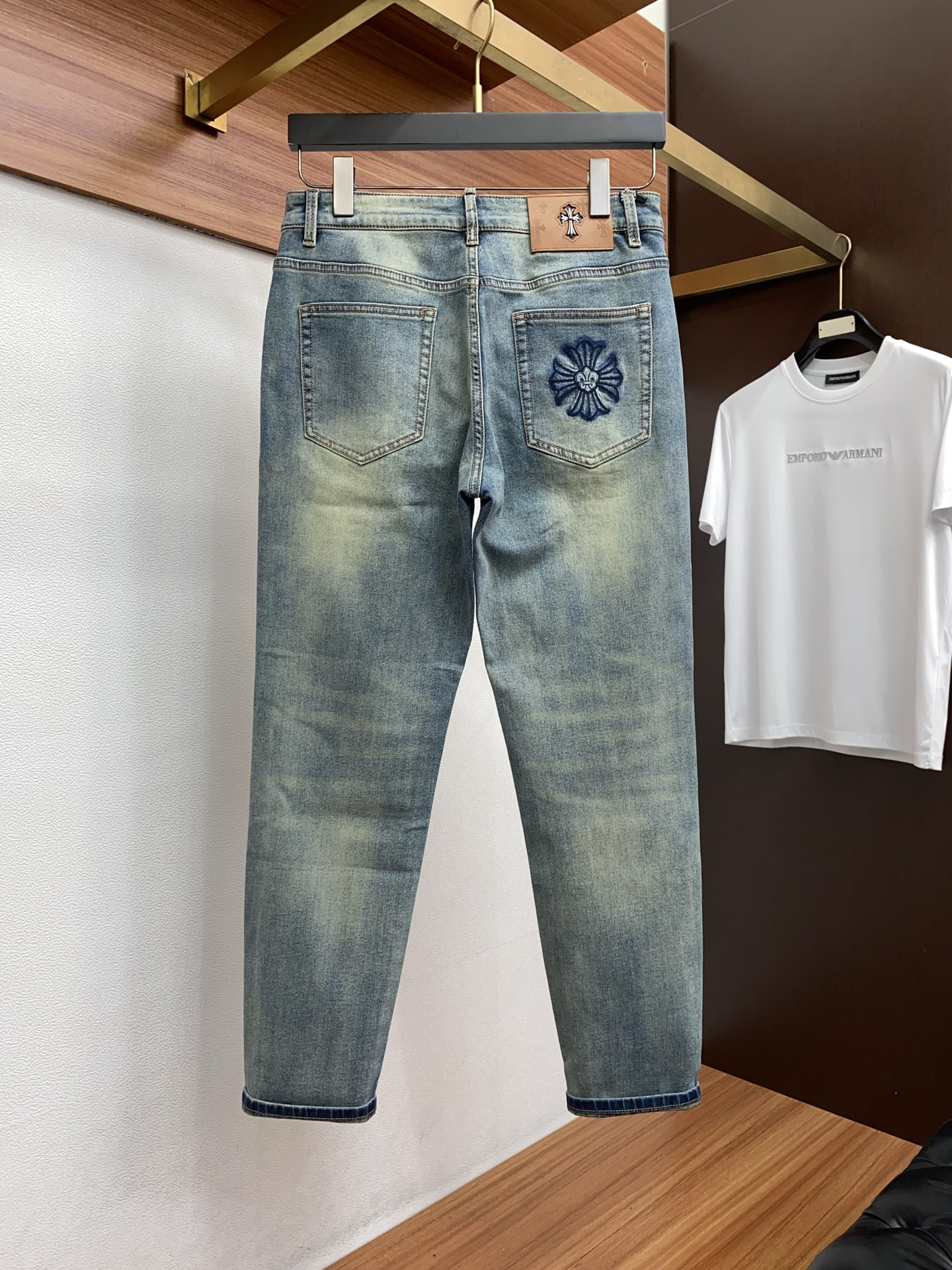 克罗心 高端定制、2026早春最新款牛仔裤 柜台同步发售 原版定制复刻 客供五金辅料 原单品质 进口牛仔