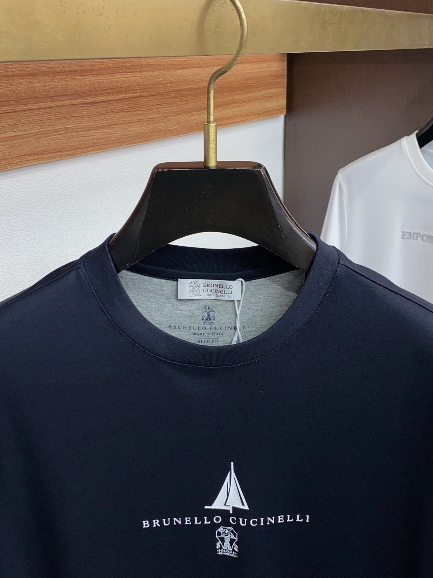 브루넬로쿠치넬리 마셀라제드 남성 반팔 폴로셔츠 상세 이미지 3