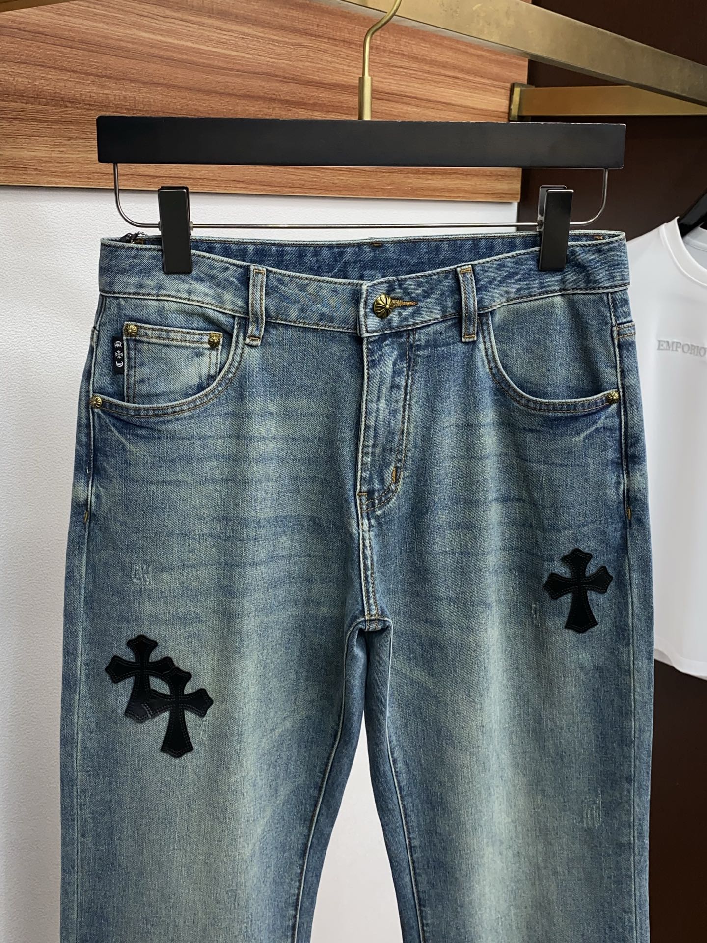 🌾 克罗心 高端定制、2026早春最新款牛仔裤 柜台同步发售 原版定制复刻 客供五金辅料 原单品质 进口