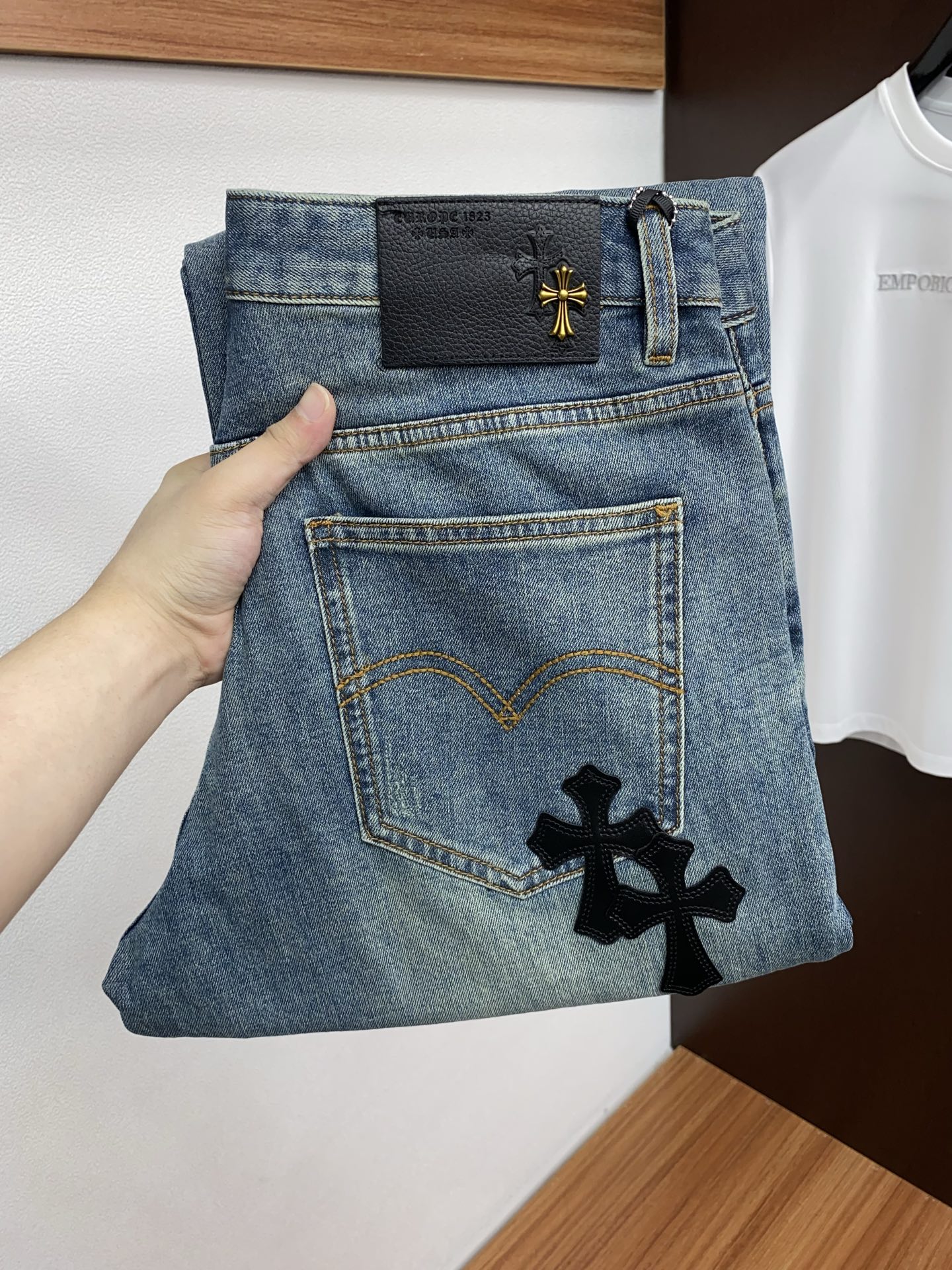 🌾 克罗心 高端定制、2026早春最新款牛仔裤 柜台同步发售 原版定制复刻 客供五金辅料 原单品质 进口