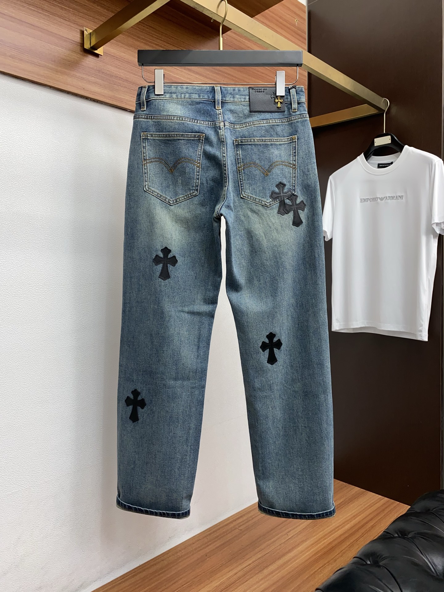 🌾 克罗心 高端定制、2026早春最新款牛仔裤 柜台同步发售 原版定制复刻 客供五金辅料 原单品质 进口