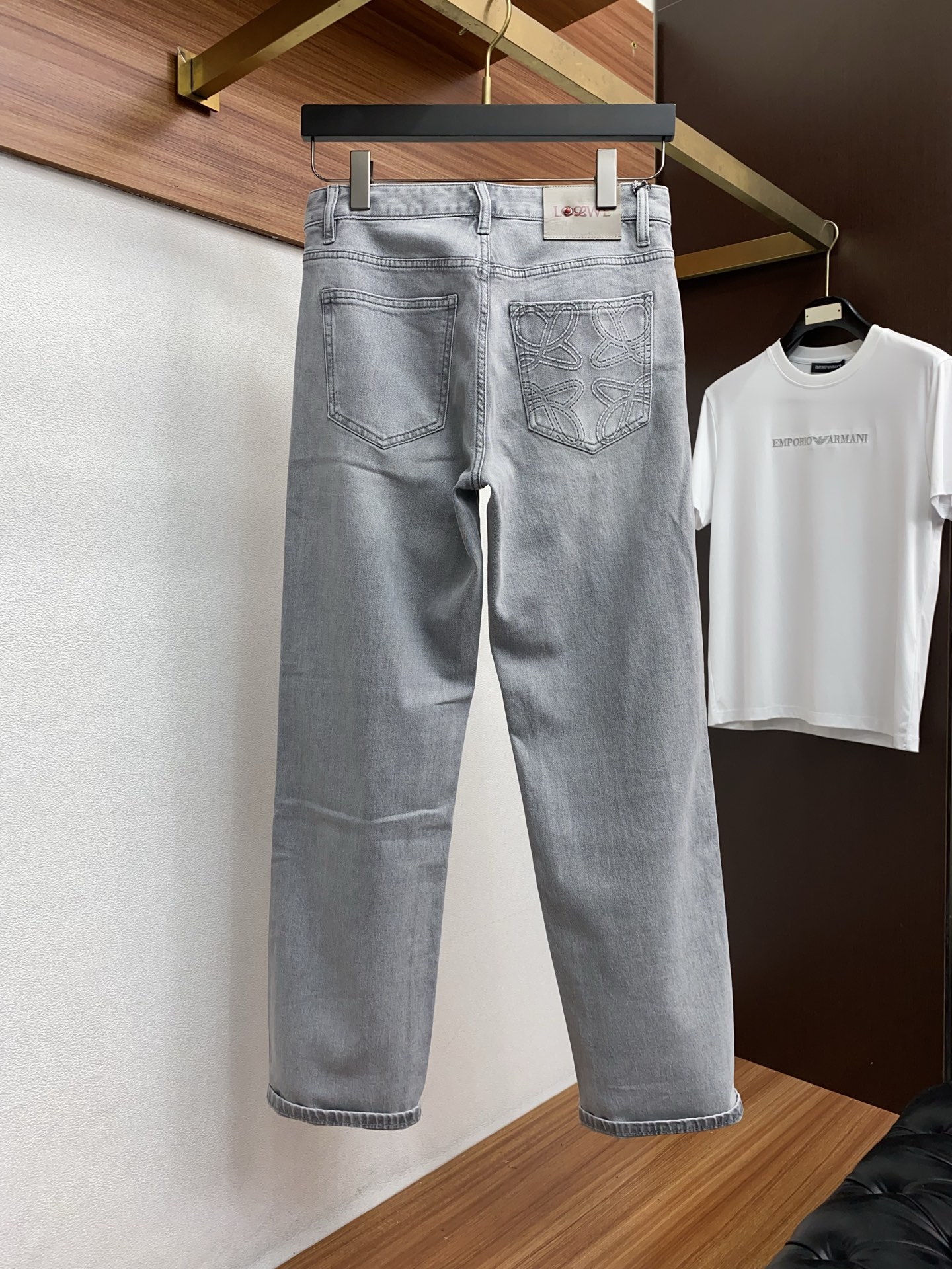 罗意威 高端定制、2026早春最新款牛仔裤 柜台同步发售 原版定制复刻 客供五金辅料 原单品质 进口牛仔