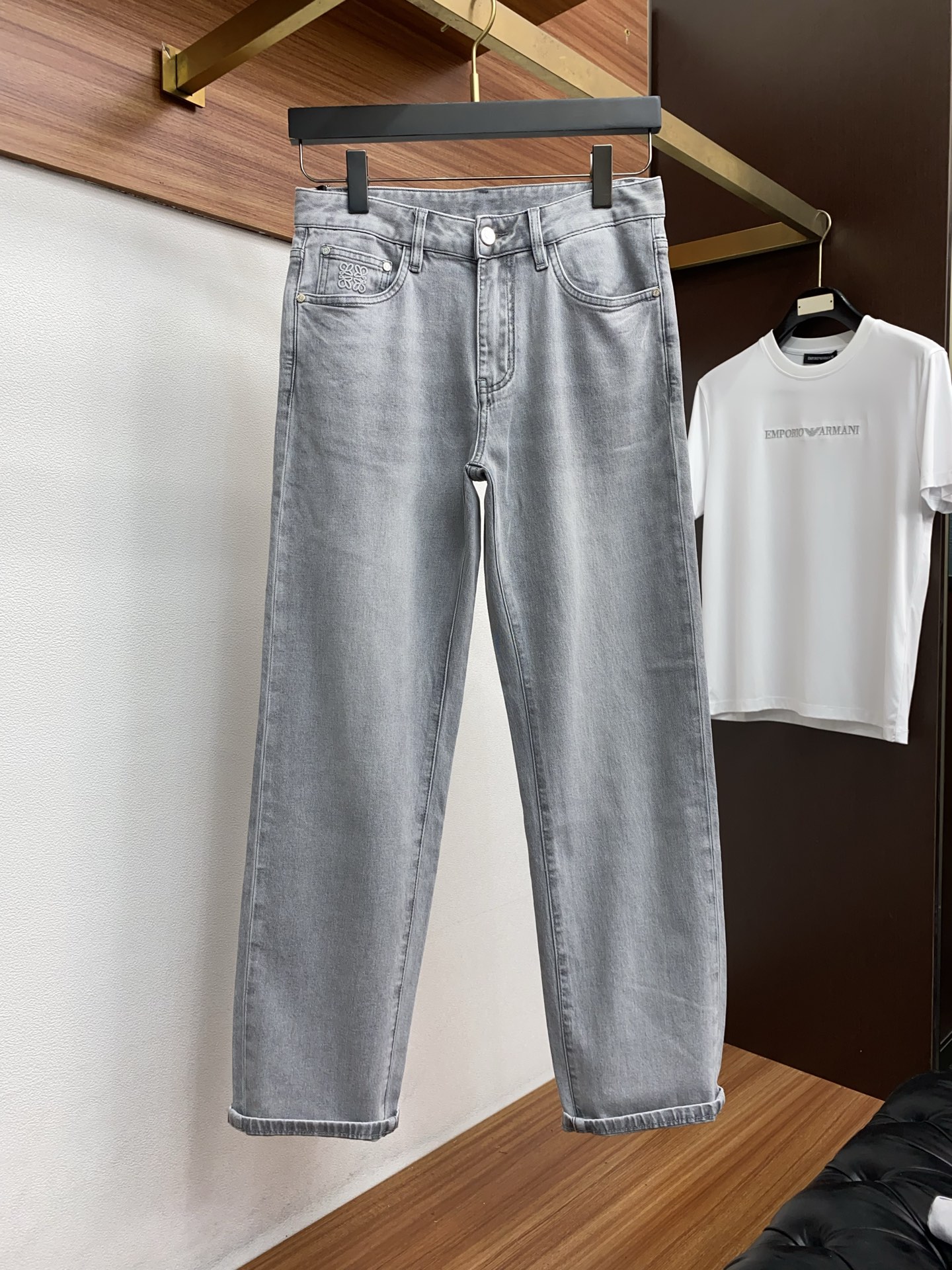 罗意威 高端定制、2026早春最新款牛仔裤 柜台同步发售 原版定制复刻 客供五金辅料 原单品质 进口牛仔