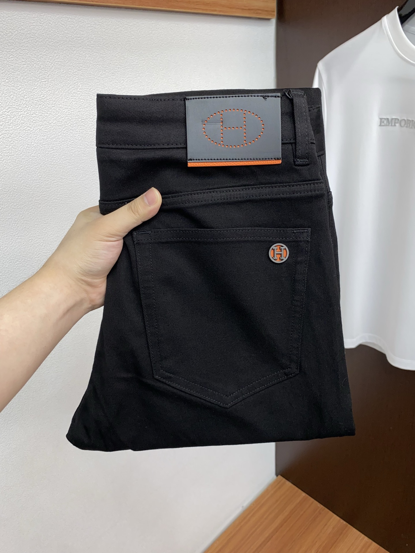 🌾 爱马仕 高端定制、2026早春最新款牛仔裤 柜台同步发售 原版定制复刻 客供五金辅料 原单品质 进口