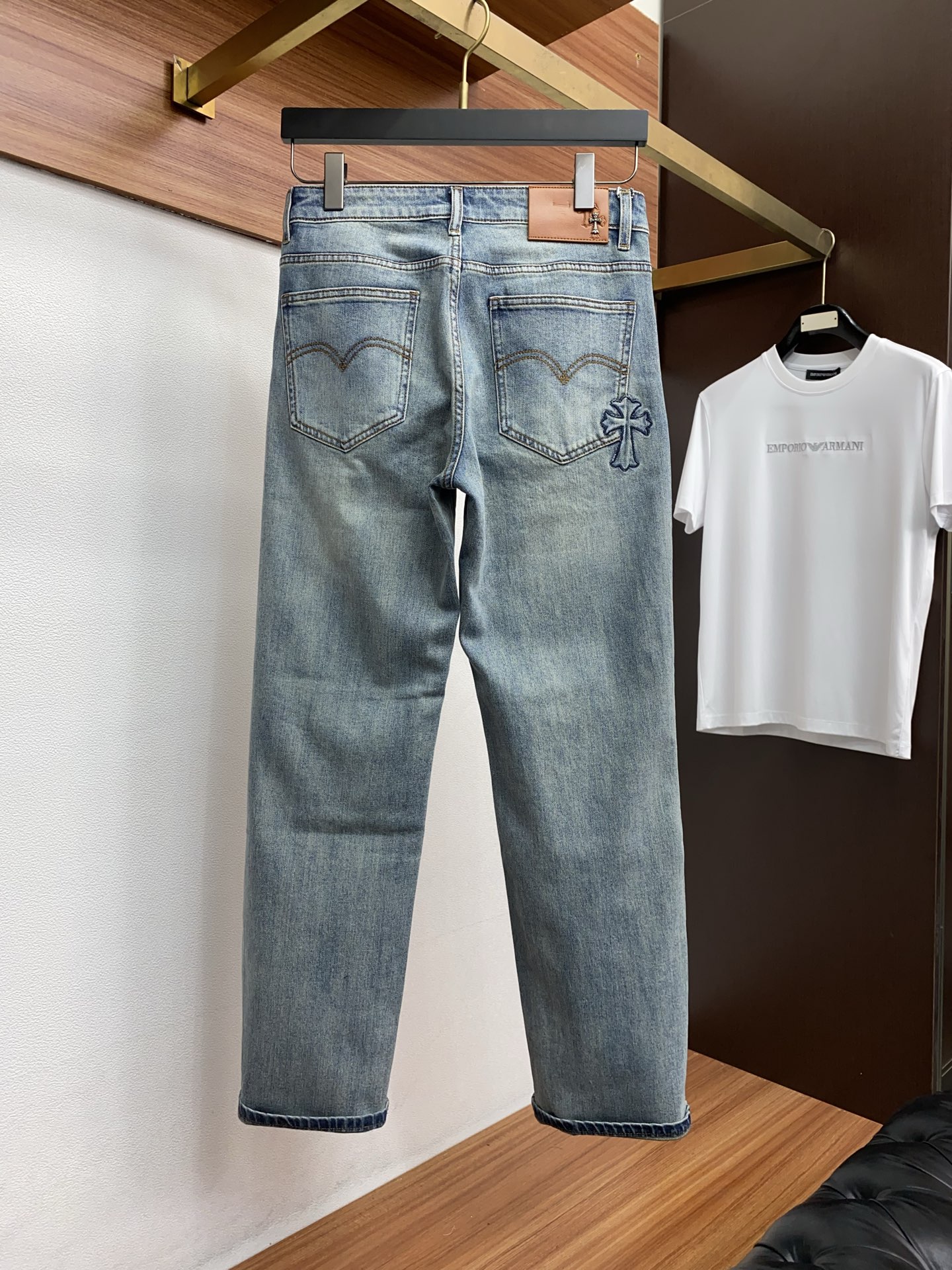 克罗心 26春夏 新品 原单男士修身牛仔休闲裤 纯血统品 G柜7000+ 每季必出的类型，无需质疑的热卖