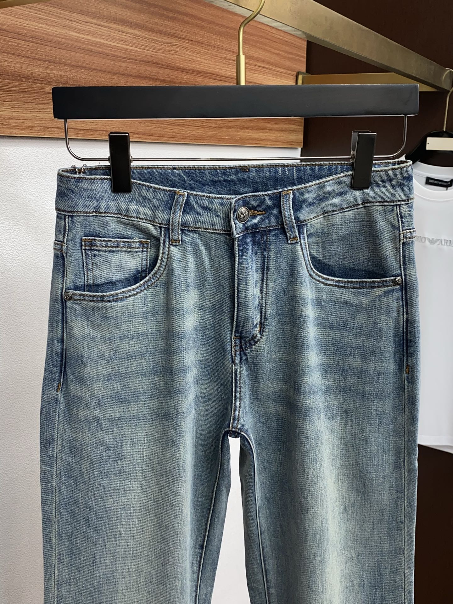 克罗心 26春夏 新品 原单男士修身牛仔休闲裤 纯血统品 G柜7000+ 每季必出的类型，无需质疑的热卖