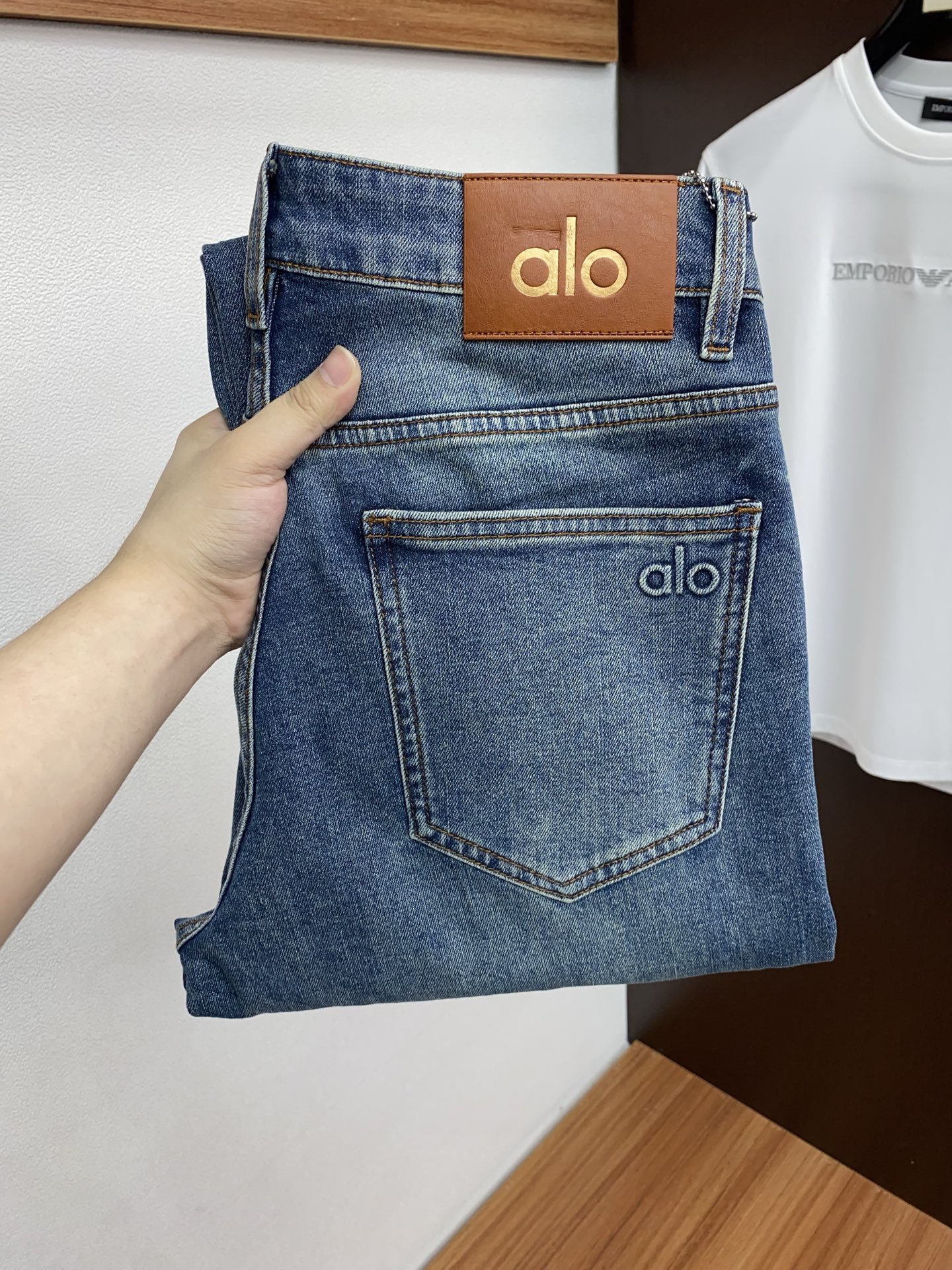 alo 26春夏 新品 原单男士修身牛仔休闲裤 纯血统品 G柜7000+ 每季必出的类型，无需质疑的热卖