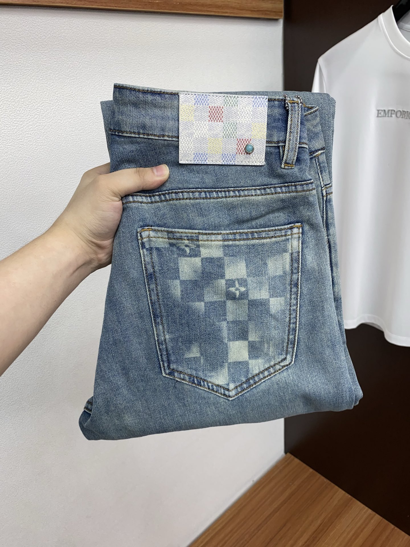 1v路易威登 26春夏 新品 原单男士修身牛仔休闲裤 纯血统品 G柜7000+ 每季必出的类型，无需质疑