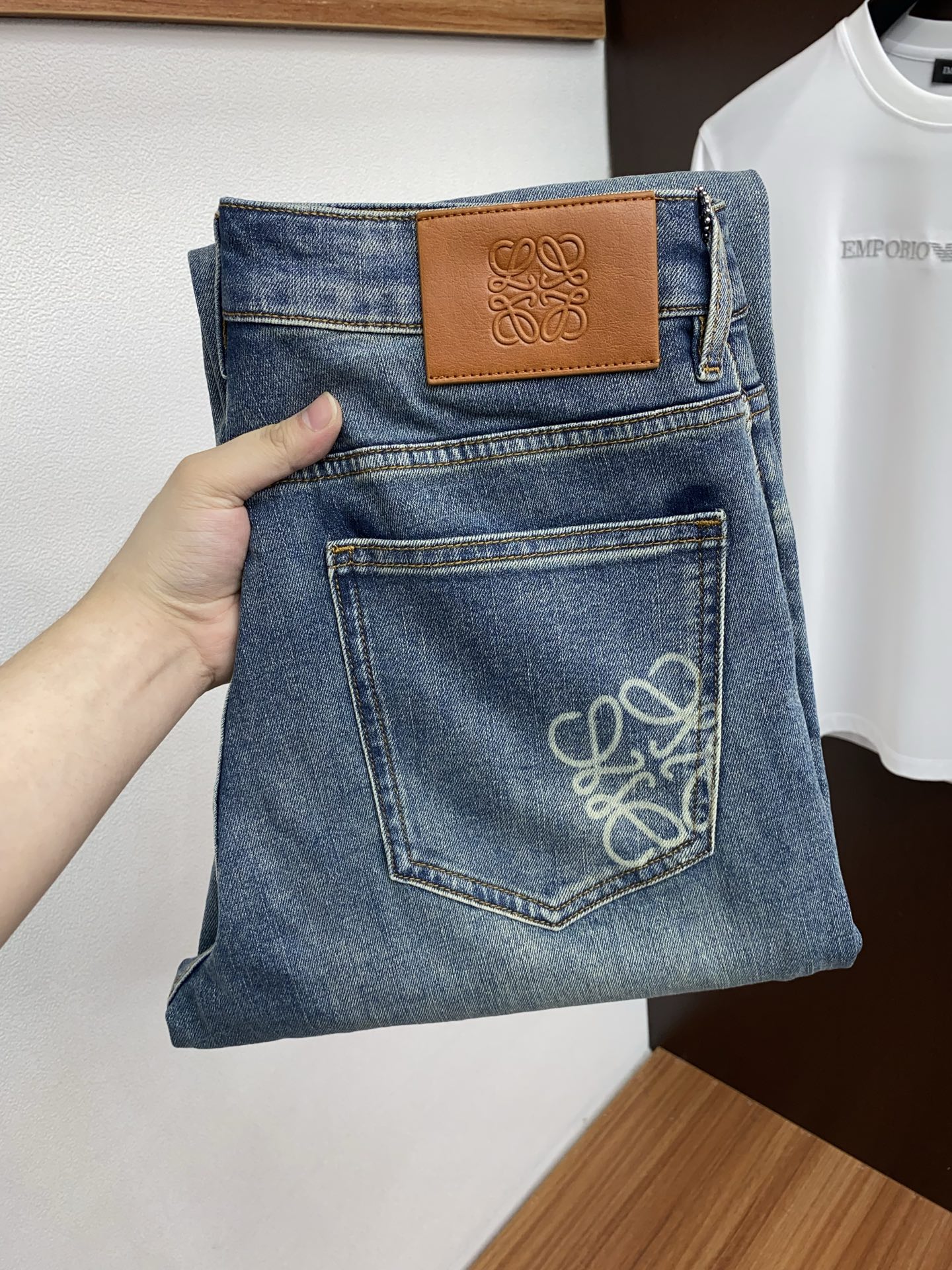 罗意威 26春夏 新品 原单男士修身牛仔休闲裤 纯血统品 G柜7000+ 每季必出的类型，无需质疑的热卖