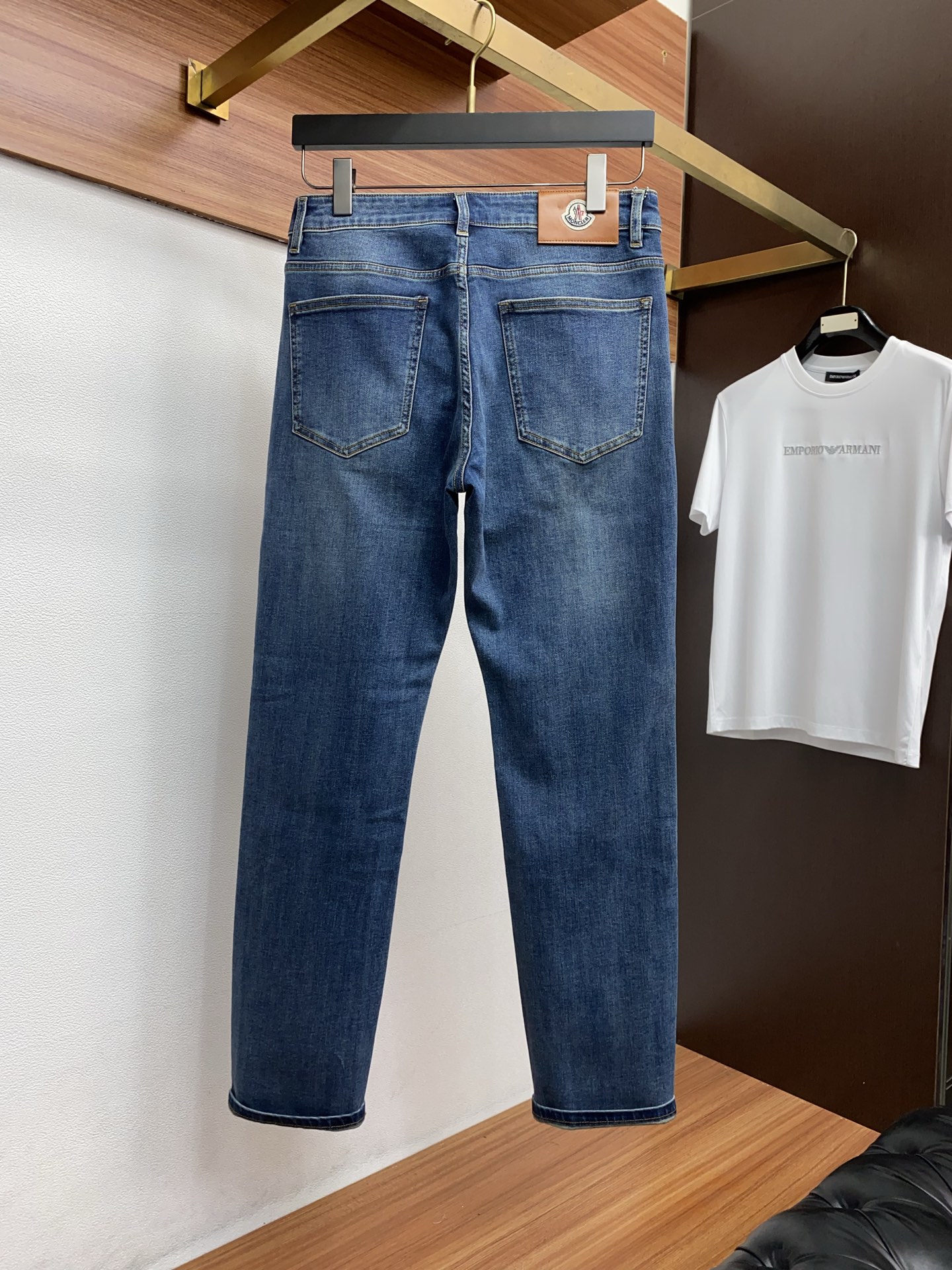 蒙口 26春夏 新品 原单男士修身牛仔休闲裤 纯血统品 G柜7000+ 每季必出的类型，无需质疑的热卖王