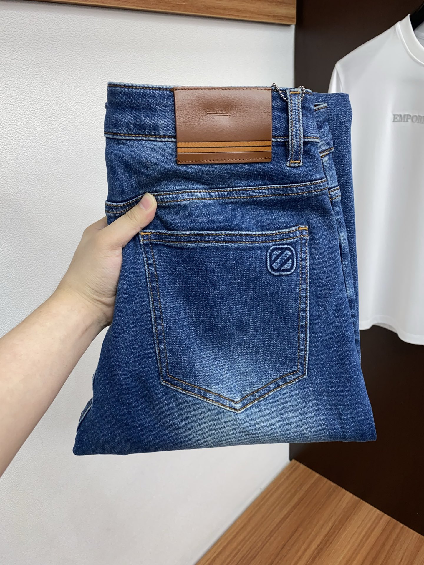 杰尼亚 26春夏 新品 原单男士修身牛仔休闲裤 纯血统品 G柜7000+ 每季必出的类型，无需质疑的热卖