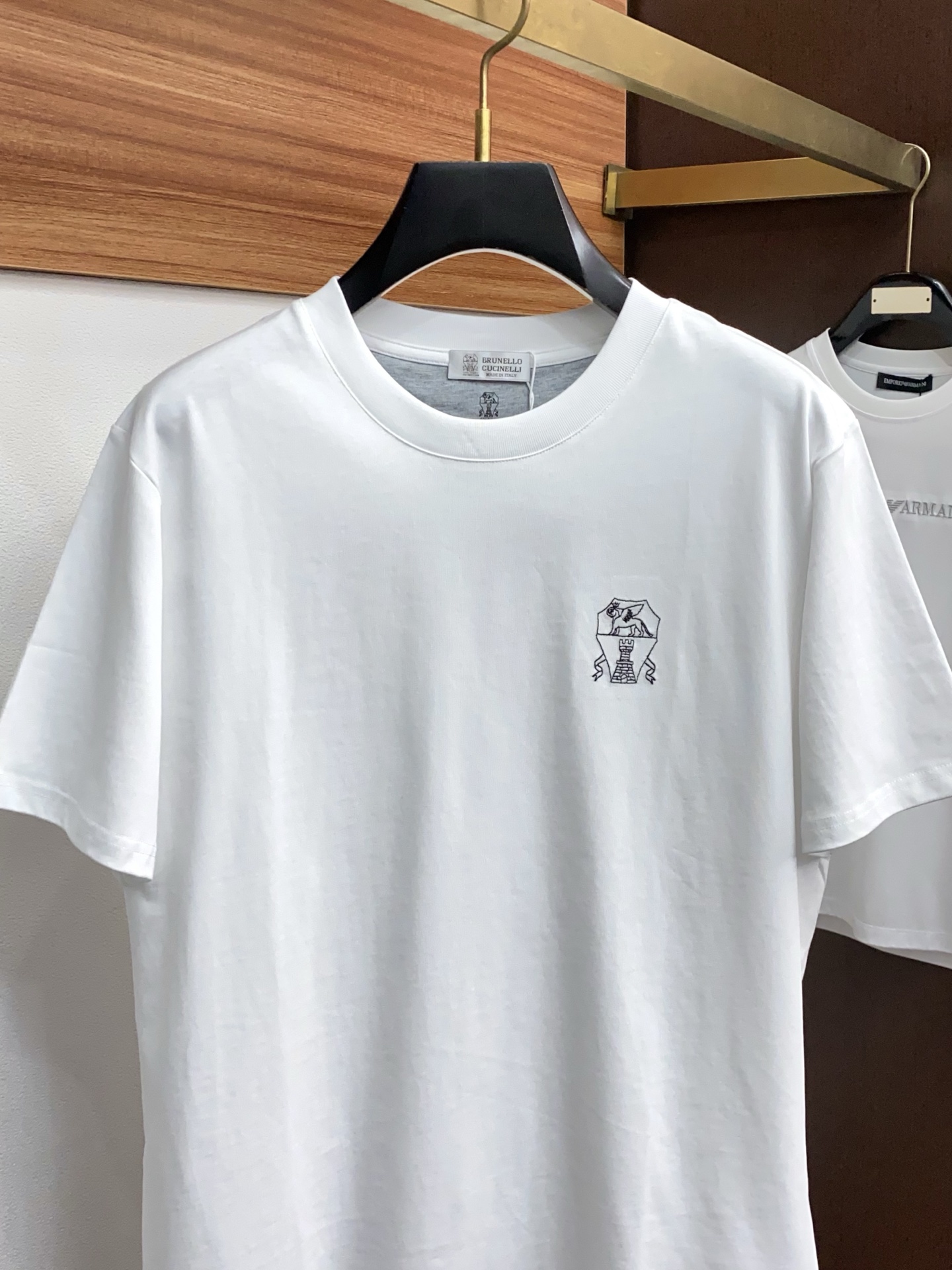 BC 26SS春夏新款 纯棉质圆领短袖 男士基础款纯白专柜短袖T恤衫！贸易公司渠道稀出，同步官网发售！基