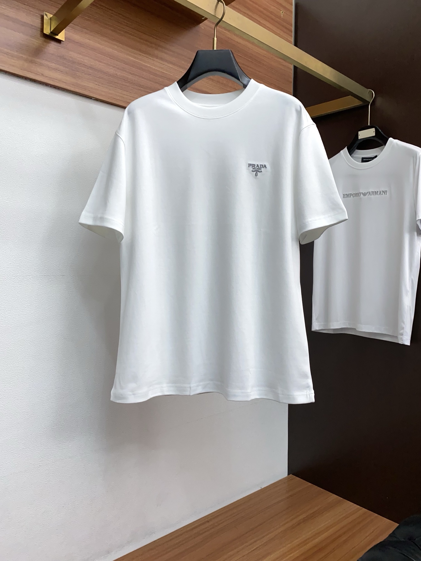 프라다 2026AW 코튼 반팔 티셔츠 1590 Prada T Shirt