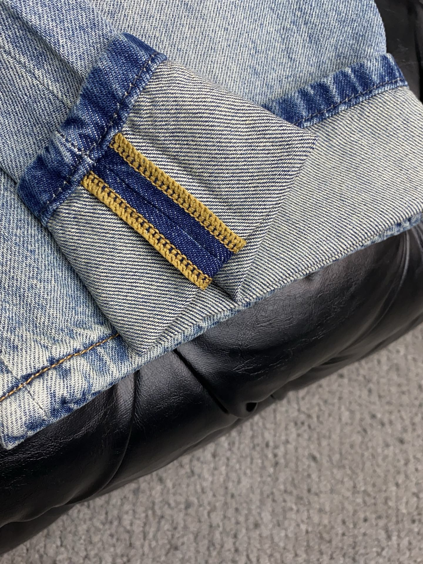 古奇 2026ss春夏新款修身小直筒牛仔裤 完美洗水工艺 定制顶级五金logo 独家定制微弹面料 码数2